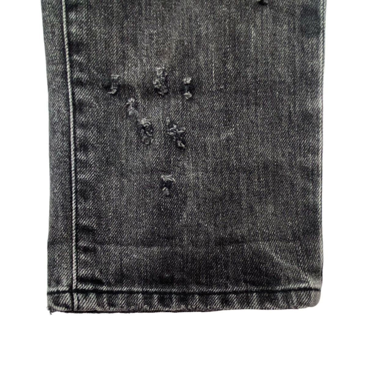 roarguns ROARGUNS Grey Ripped Jeans Men's Size L K26WX Size US 36 / EU 52 - 4 Thumbnail