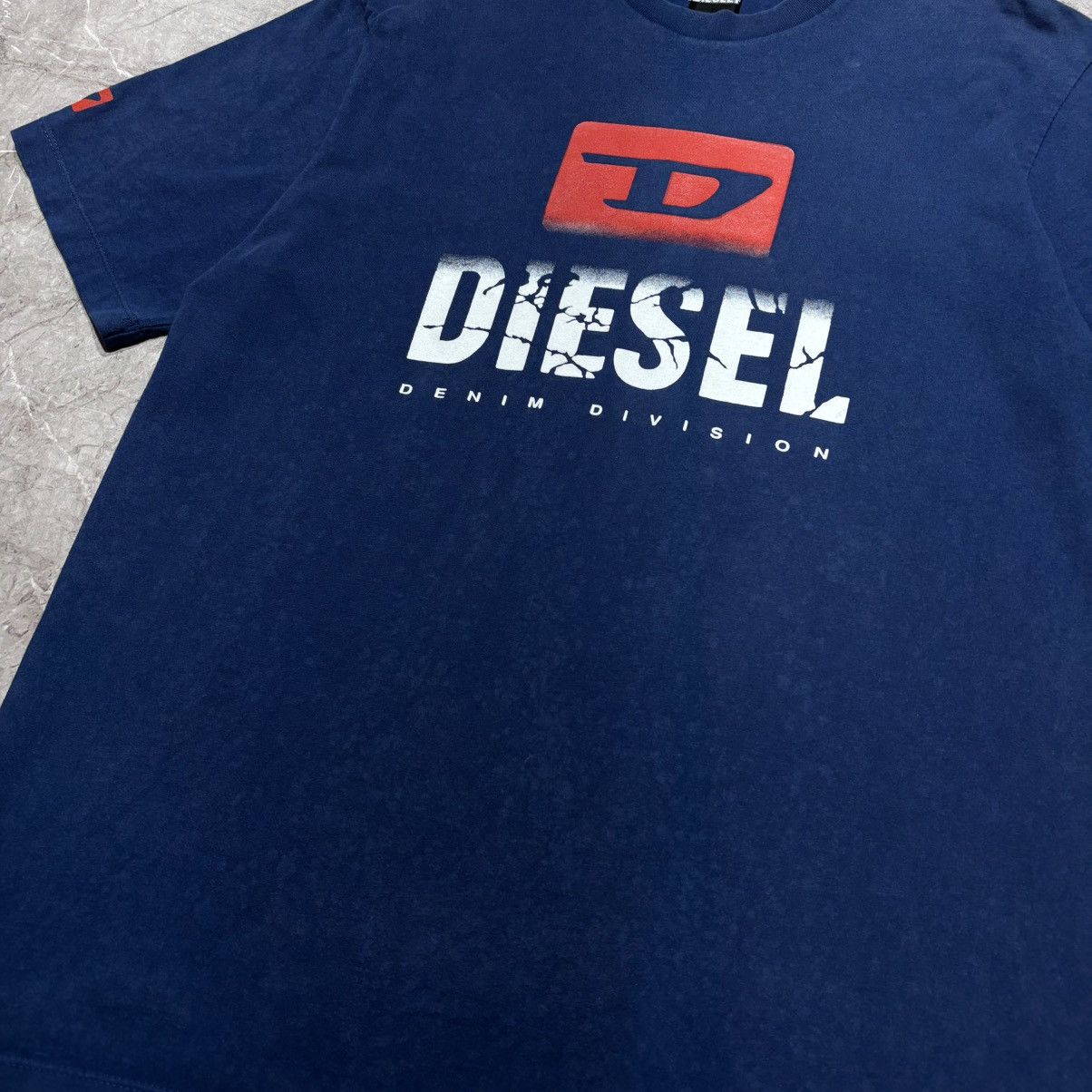 Diesel Y2K Vintage Diesel Big Logo T Shirt tee Size US XL / EU 56 / 4 - 4 Thumbnail
