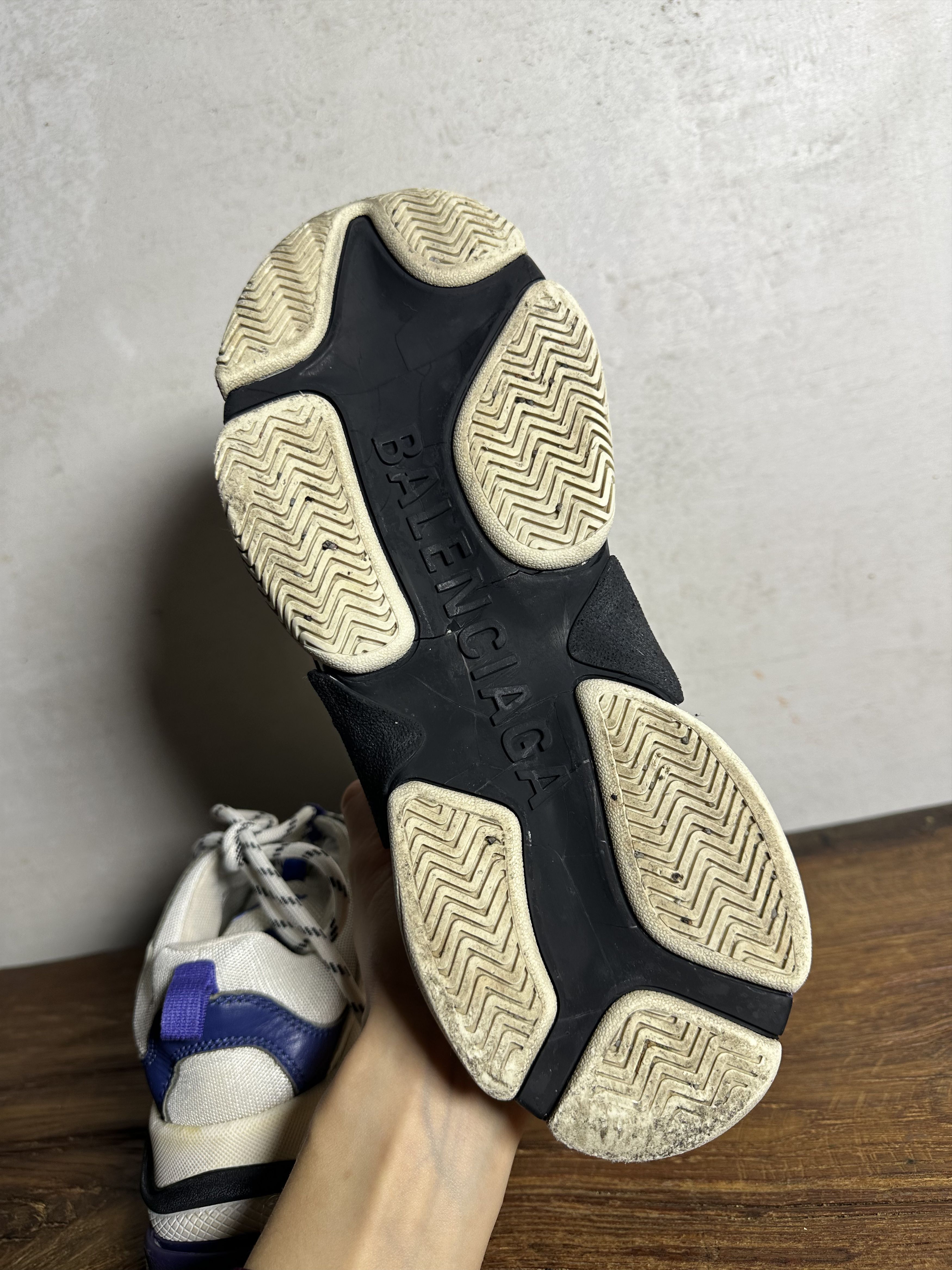 Balenciaga Balenciaga Triple S White Purple W Size US 7.5 / EU 40-41 - 7 Thumbnail