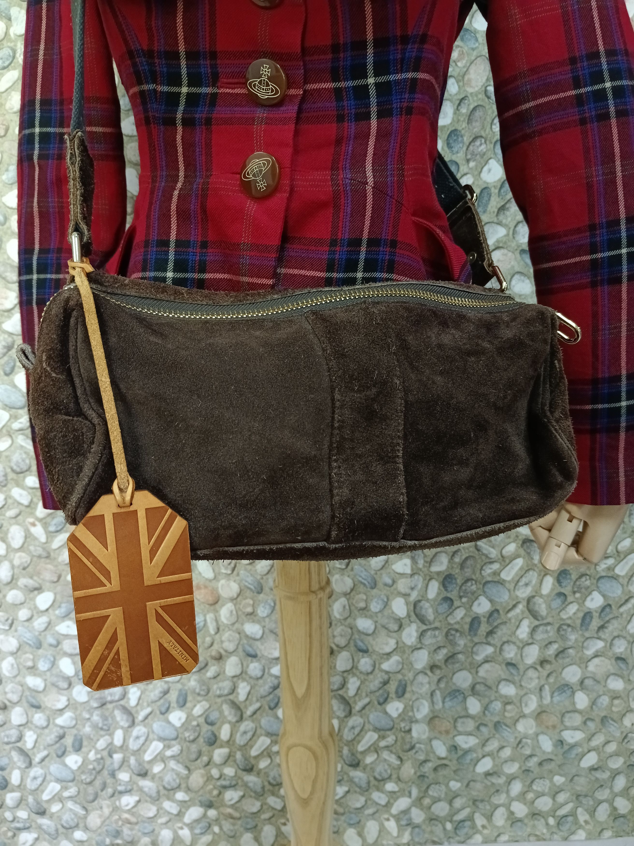 Leather MINITALY SUEDE LEATHER SLING/CROSSBODY Size ONE SIZE - 4 Thumbnail