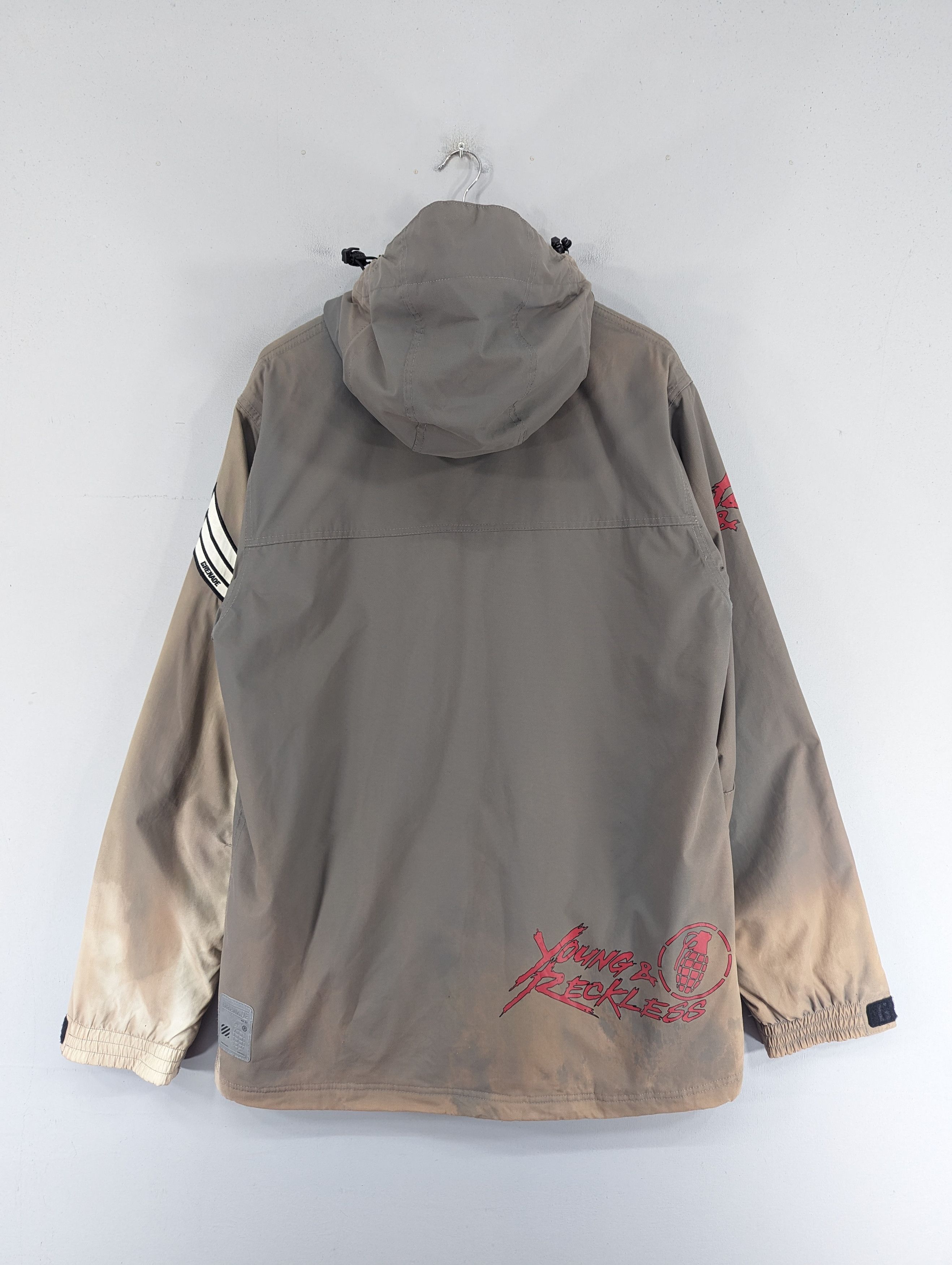 Grenade Vintage Y2k Grenade Snowboard Distressed Hooded Jacket Size US M / EU 48-50 / 2 - 18 Thumbnail
