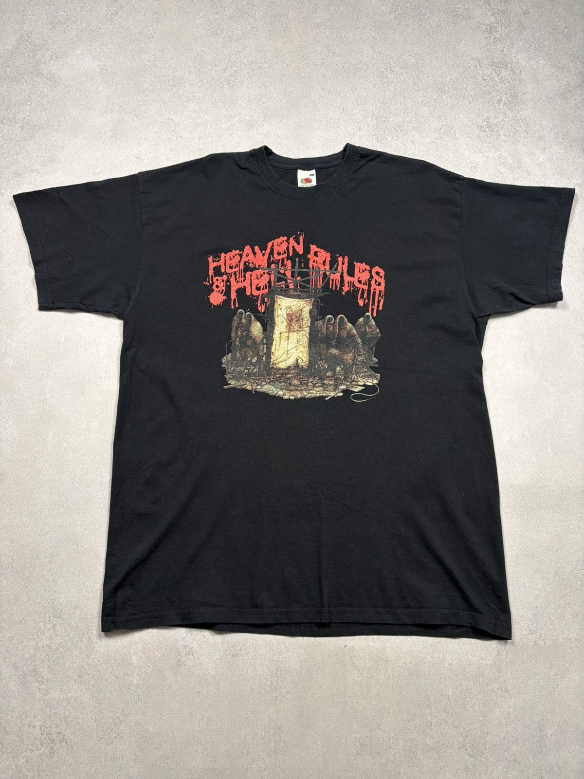 Heaven & Hell Rules UK Tour 2007 Vintage Band T Shirt Rock