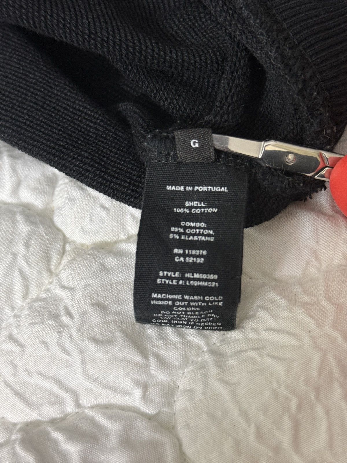 Helmut Lang Helmut Lang Logo Hoodie Size US L / EU 52-54 / 3 - 9 Thumbnail