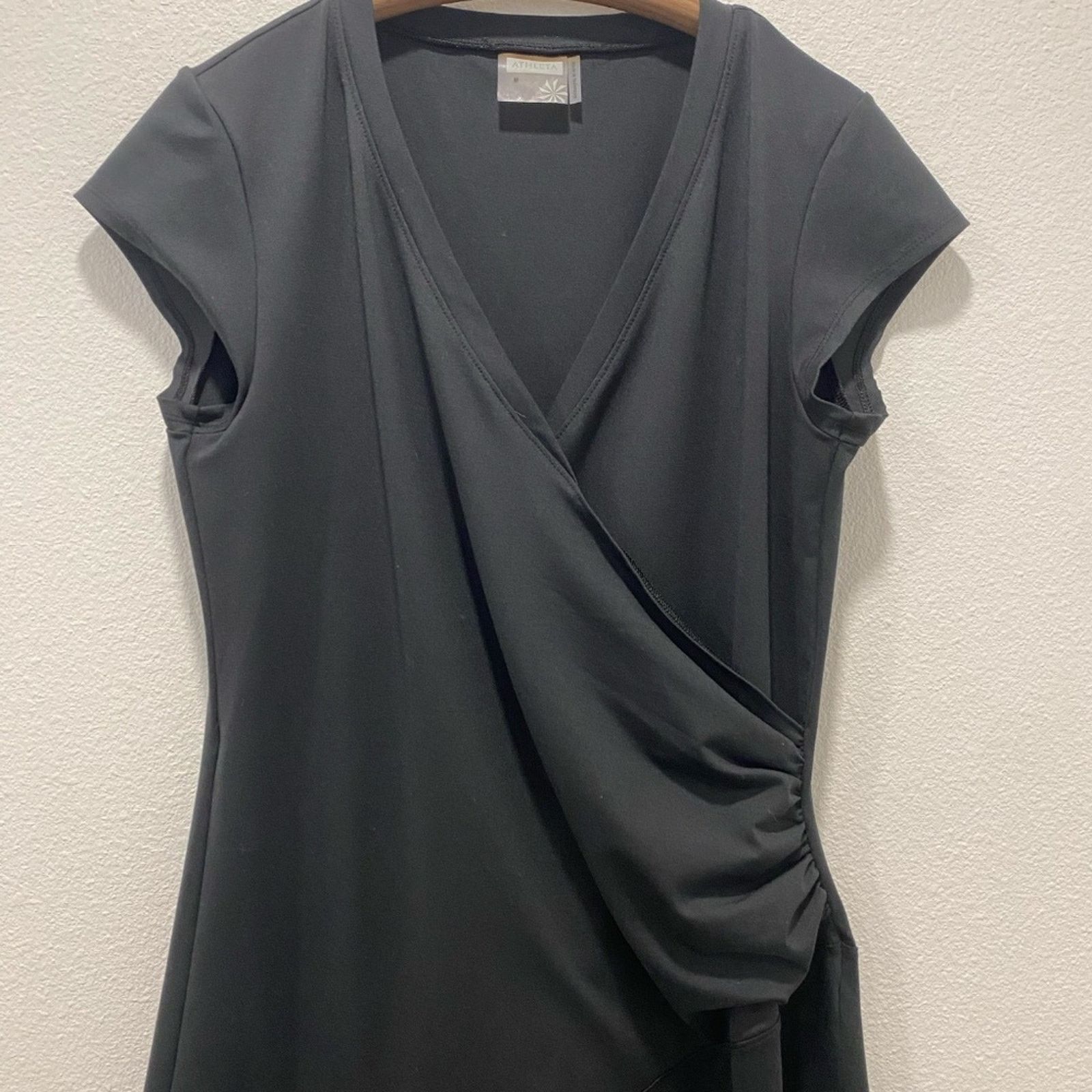 Athleta Athleta Women's Black Stretch Sleeveless Dress - Medium Size M / US 6-8 / IT 42-44 - 2 Thumbnail