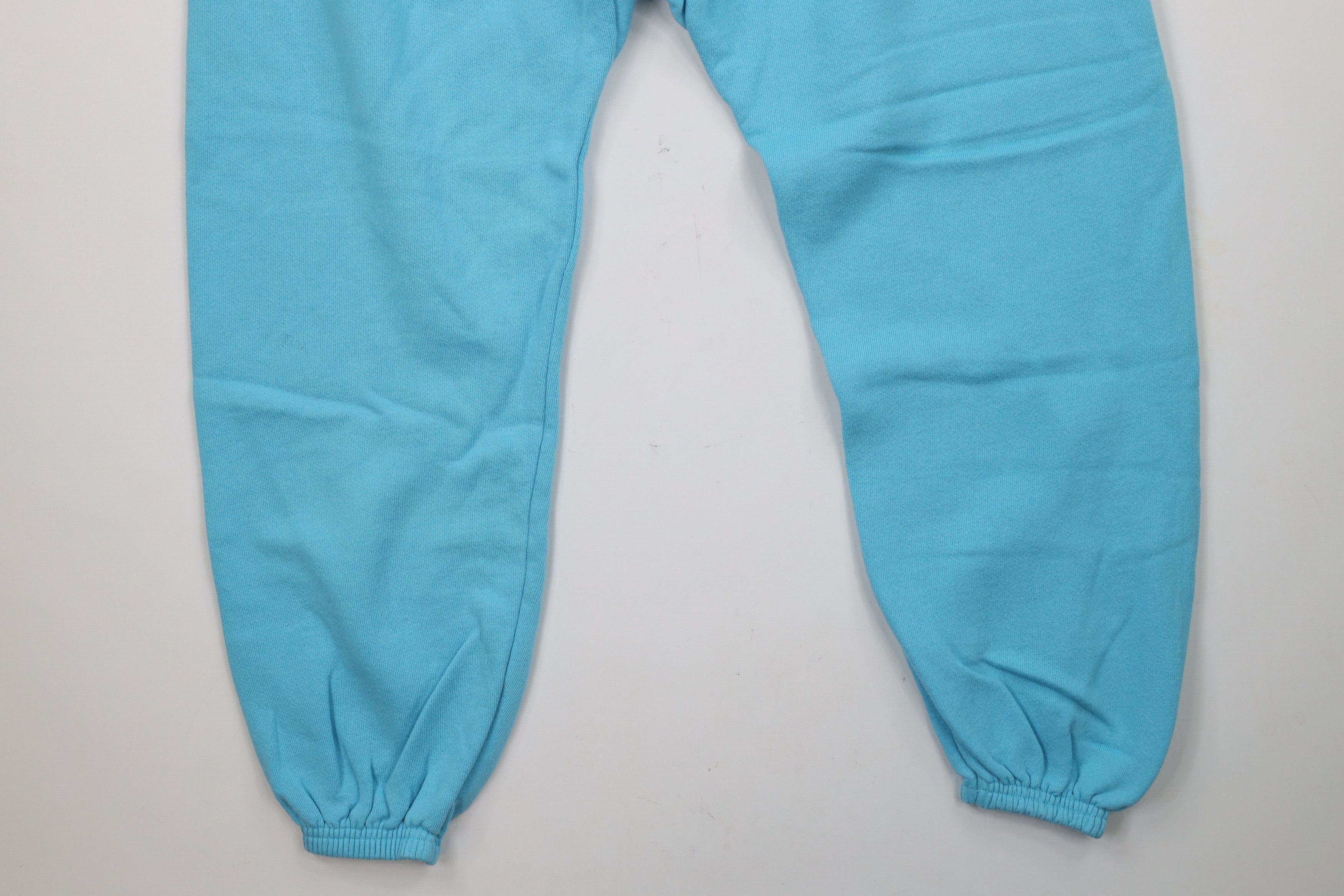 Vintage Vintage 70s 80s Streetwear Sweatpants Joggers Light Blue USA Size US 36 / EU 52 - 4 Thumbnail