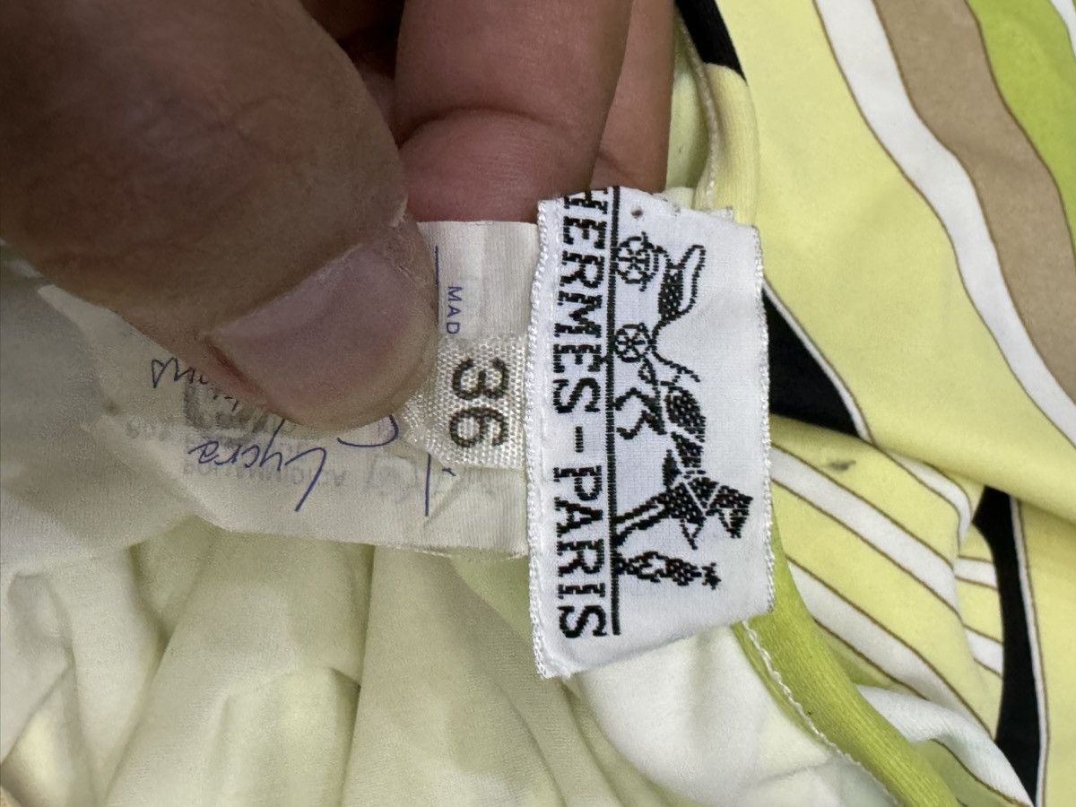 Hermes VINTAGE 1980s HERMES LE COURSES SWIMMING SUIT BIKINI SIZE 36 Size XS / US 0-2 / IT 36-38 - 7 Thumbnail