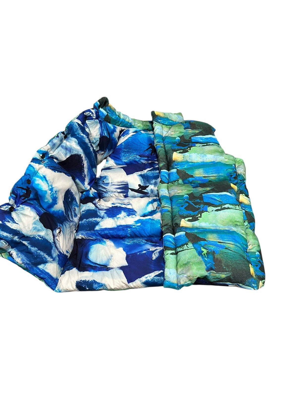 ERL ERL Printed Padded Gillet Vest Size US L / EU 52-54 / 3 - 2 Thumbnail