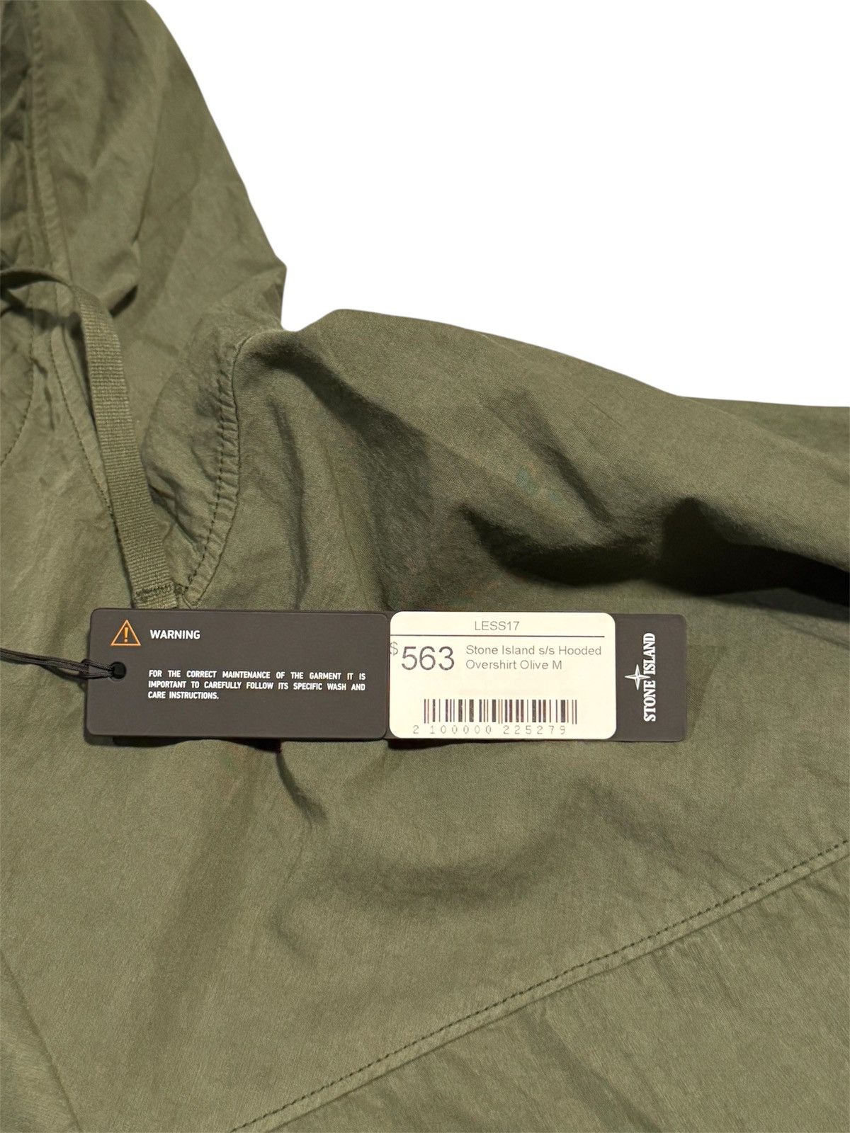 Stone Island 🔥600$ Stone Island Logo-Patch Hooded Overshirt.SI Overshirt Size US M / EU 48-50 / 2 - 8 Thumbnail