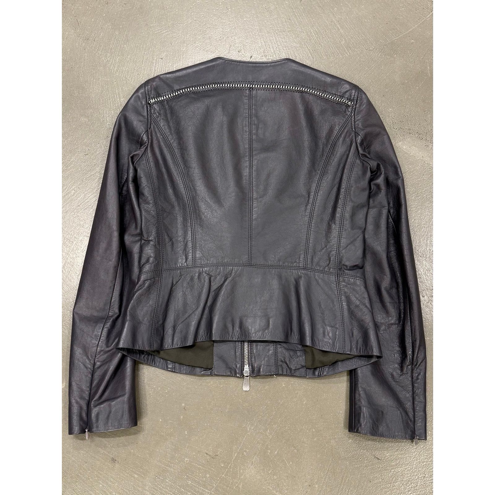 Versace 2000s Versace metal chains leather jacket Size M / US 6-8 / IT 42-44 - 5 Thumbnail