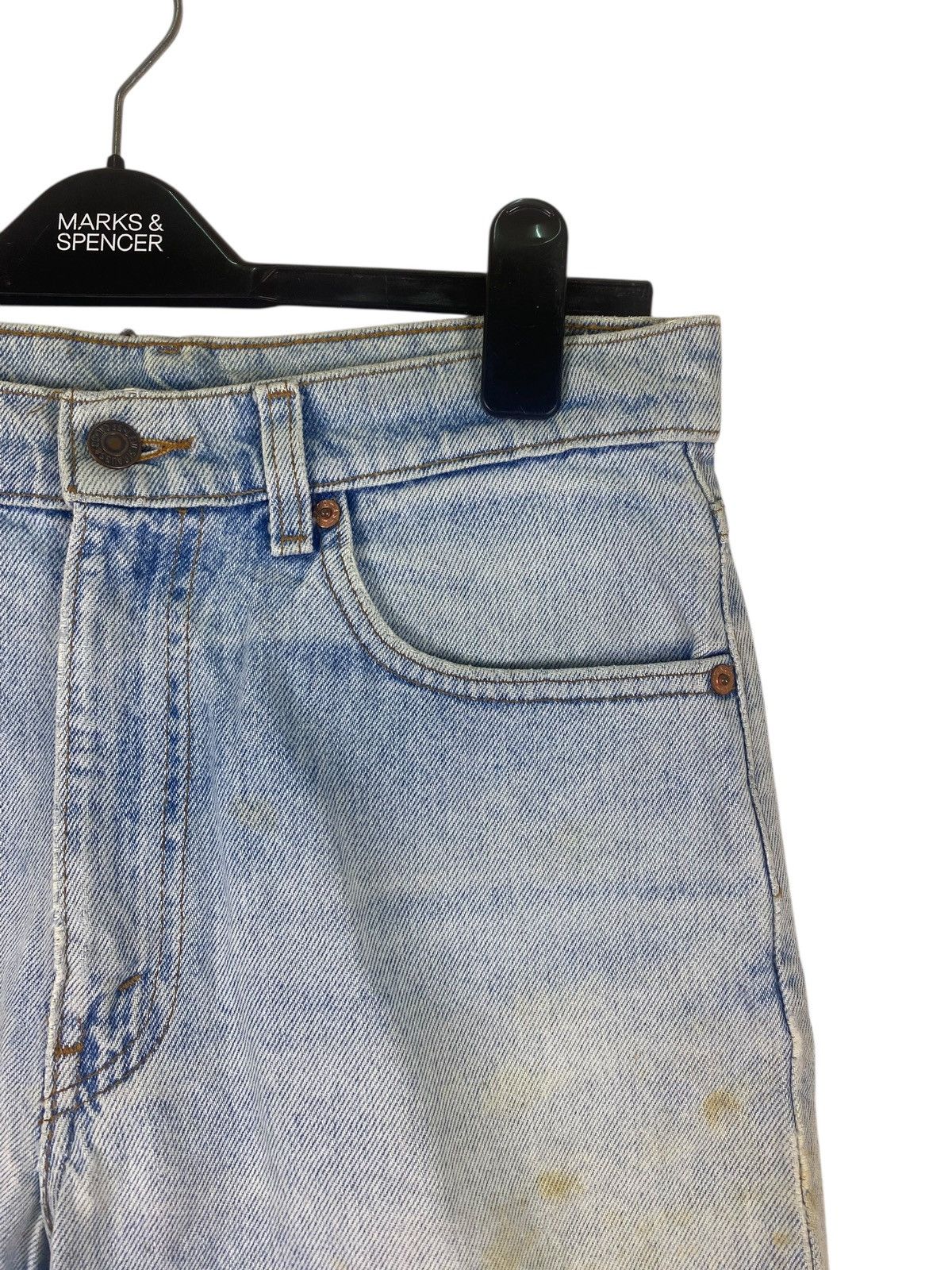 Levi's × Vintage Vintage 90s Thrashed Levis 510 Cutter Short Pants Denim Size US 31 - 4 Thumbnail
