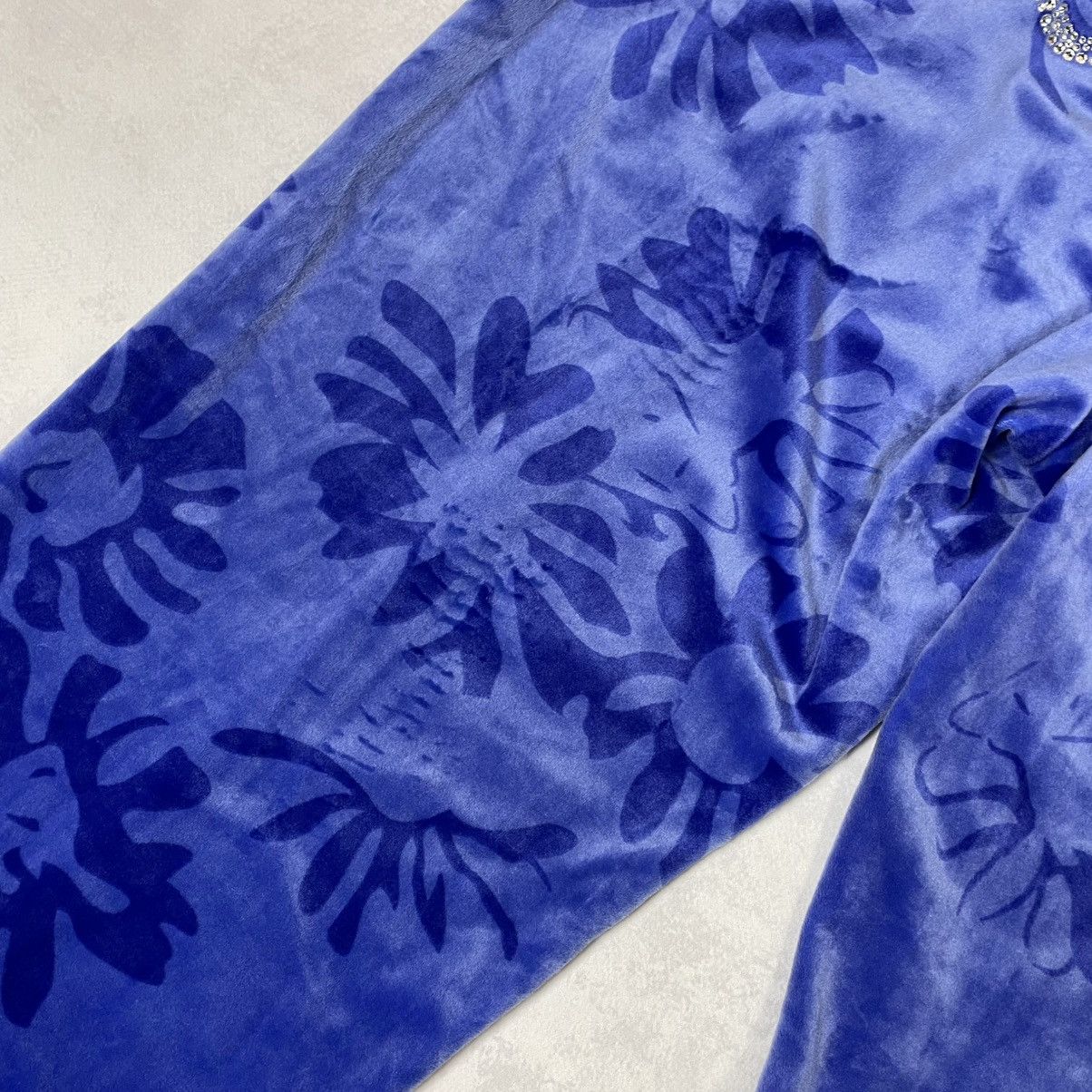 Juicy Couture Juicy Couture Tina Daisy Flowers Velour Track Pants Size XL Size 38" / US 16 / IT 52 - 13 Thumbnail