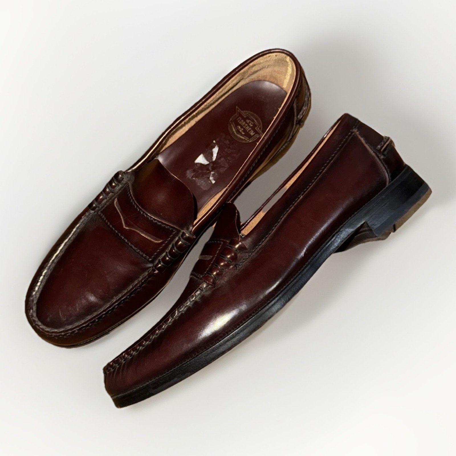 Florsheim Leather Florsheim Penny Loafers 10 C US Brown Leather Shoes Size US 10 / EU 43 - 2 Thumbnail
