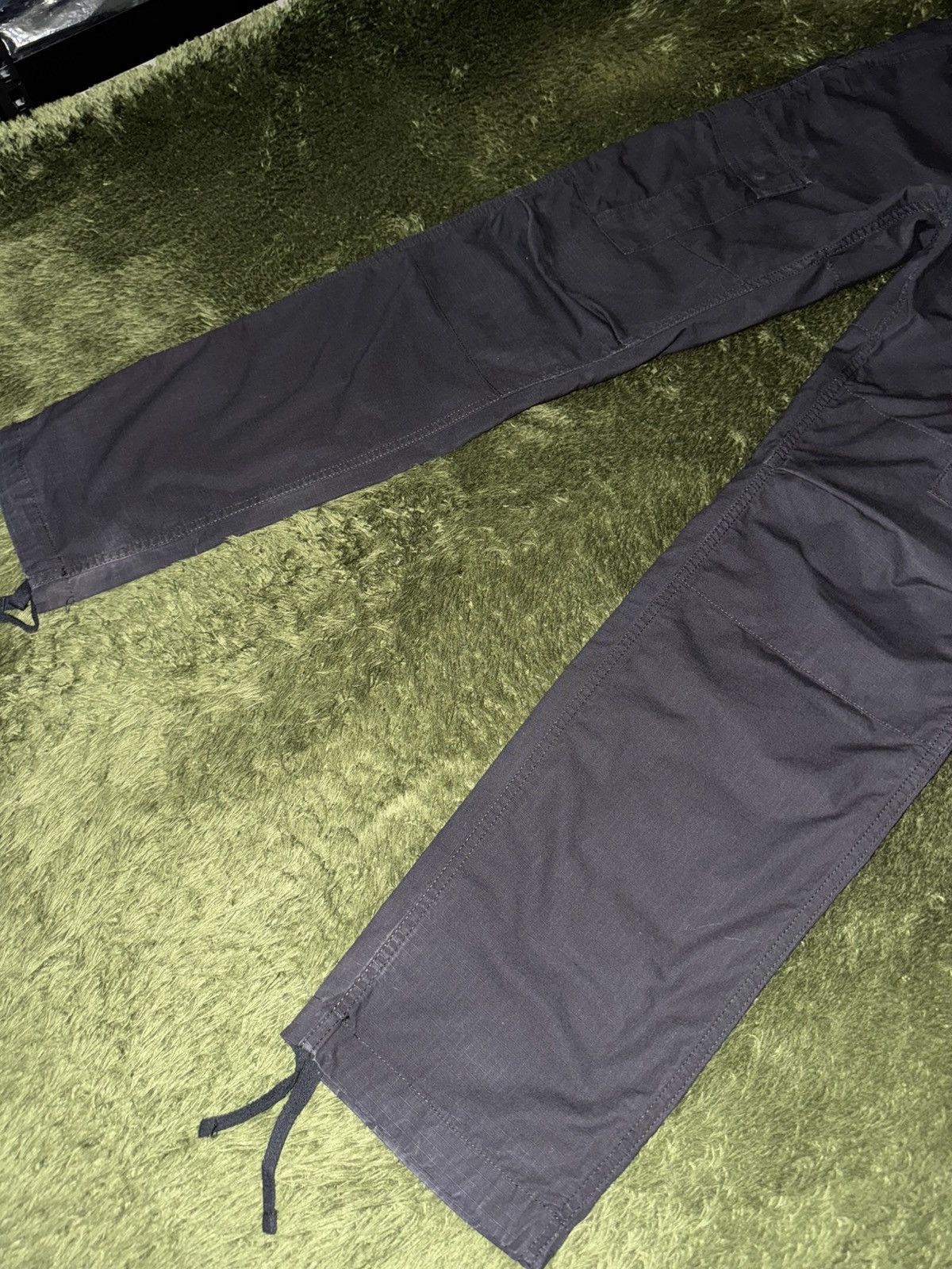 Carhartt Wip [32x32] Carhartt WIP Aviation Ripstop Cargo Pants Black Size US 32 / EU 48 - 7 Thumbnail