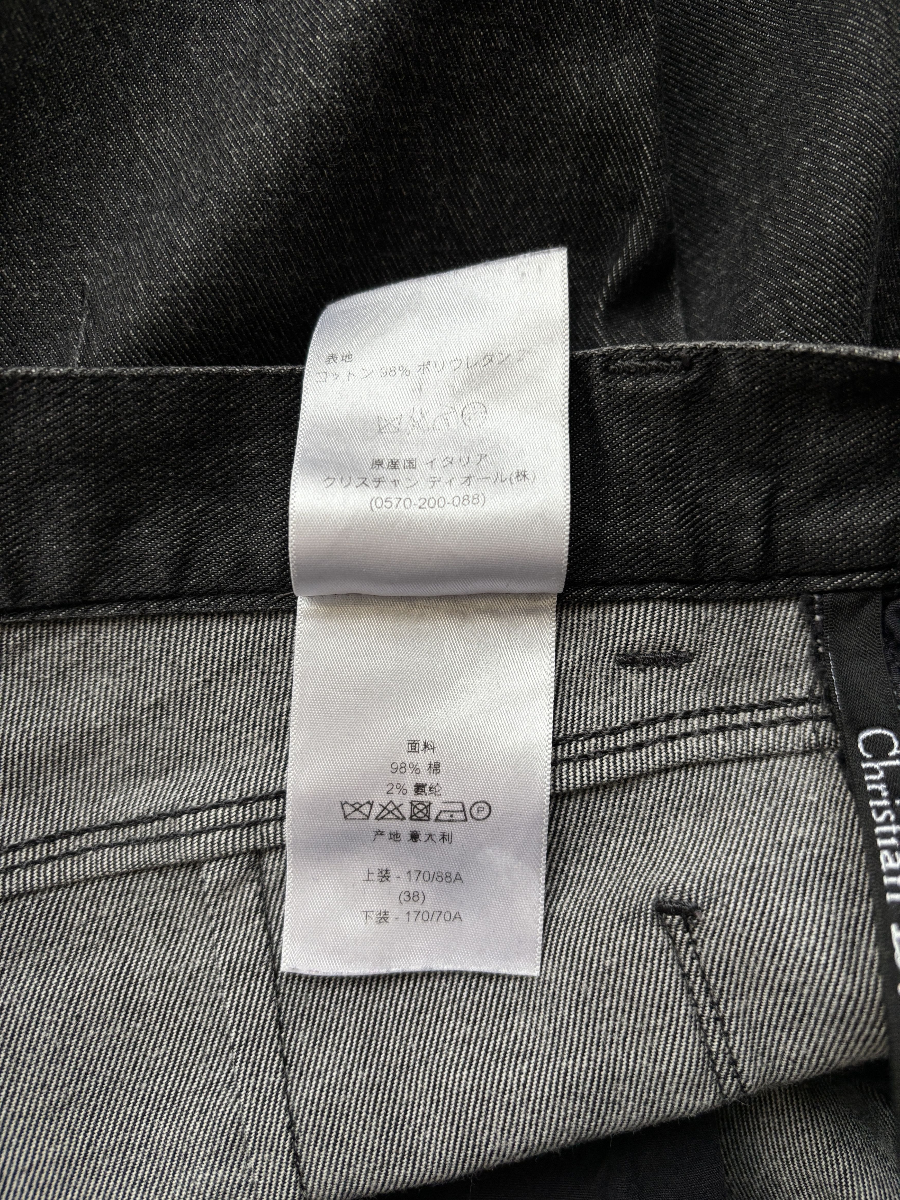 Dior ⚡️QUICK SALE⚡️Dior Black Skinny Denim Jeans Size 28" / US 6 / IT 42 - 5 Thumbnail