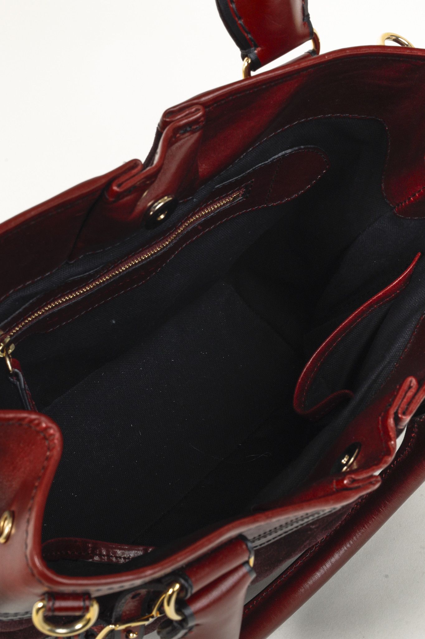 Burberry Prorsum Burberry Prorsum Burgundy Red Calfskin Suede Tote Size ONE SIZE - 15 Thumbnail