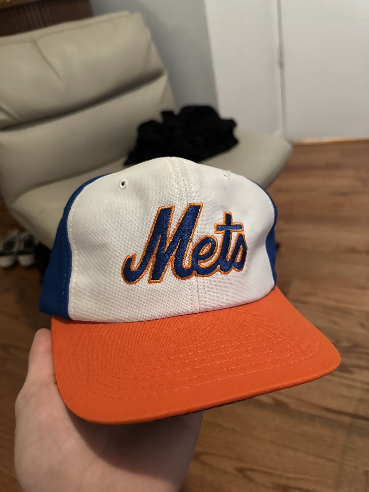 MLB 1980s Vintage New York Mets Hat Size ONE SIZE - 1 Thumbnail