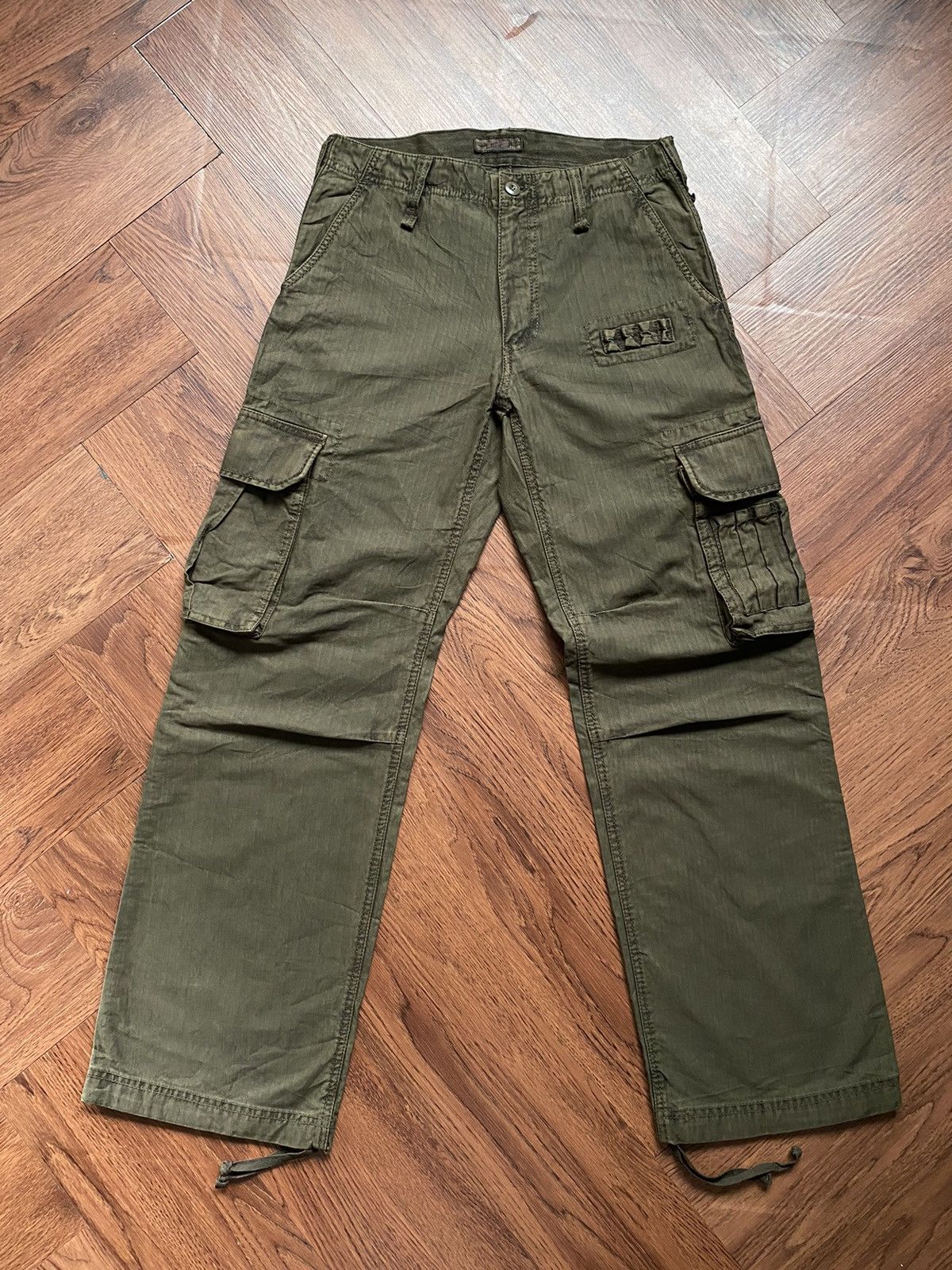 Japanese Brand Oil Cake Multipocket Army Style Size US 29 - 1 Thumbnail