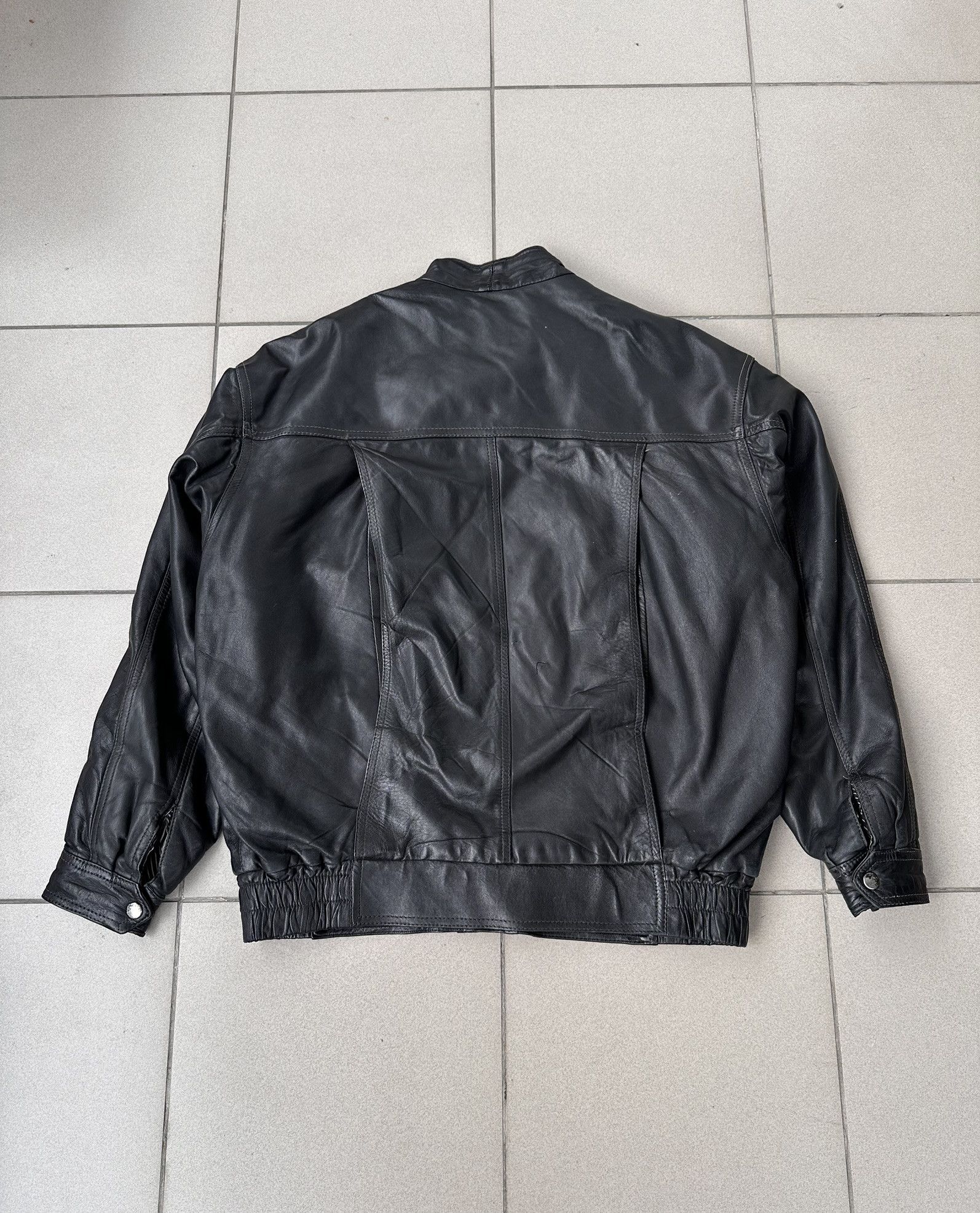 Leather Leather jacket avant garde boxy bomber Size US M / EU 48-50 / 2 - 8 Thumbnail