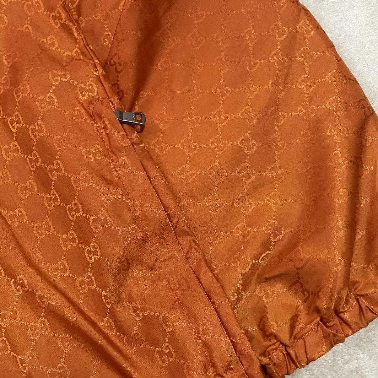 Gucci Gucci GG Monogram Orange Rare Light Jacket Luxury rap y2k Size US M / EU 48-50 / 2 - 5 Thumbnail
