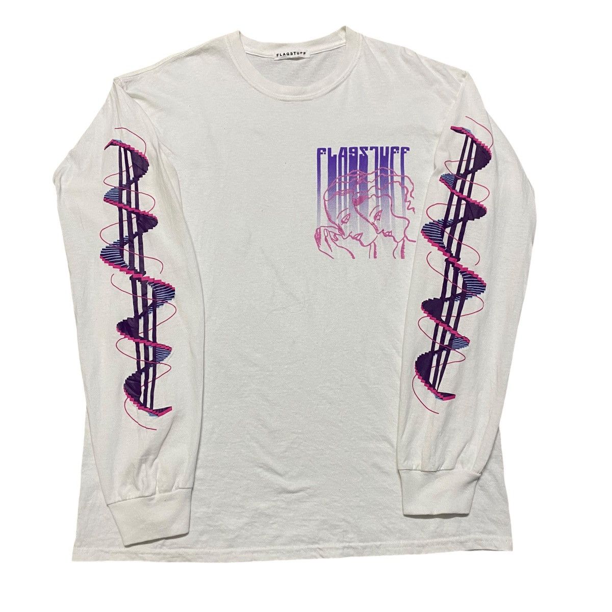 Japanese Brand Flagstuff Longsleeve Cry Baby Cry Size US L / EU 52-54 / 3 - 1 Thumbnail