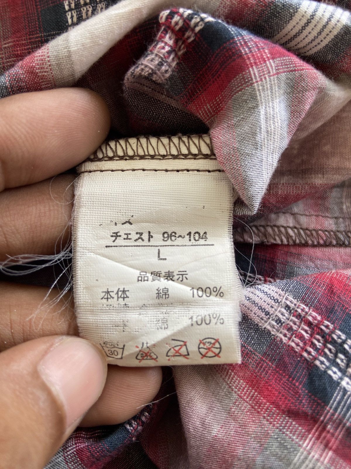 14th Addiction 2000s In the Attic - Vkei Style Smoke Wash Snap Button Shirt Size US L / EU 52-54 / 3 - 8 Thumbnail