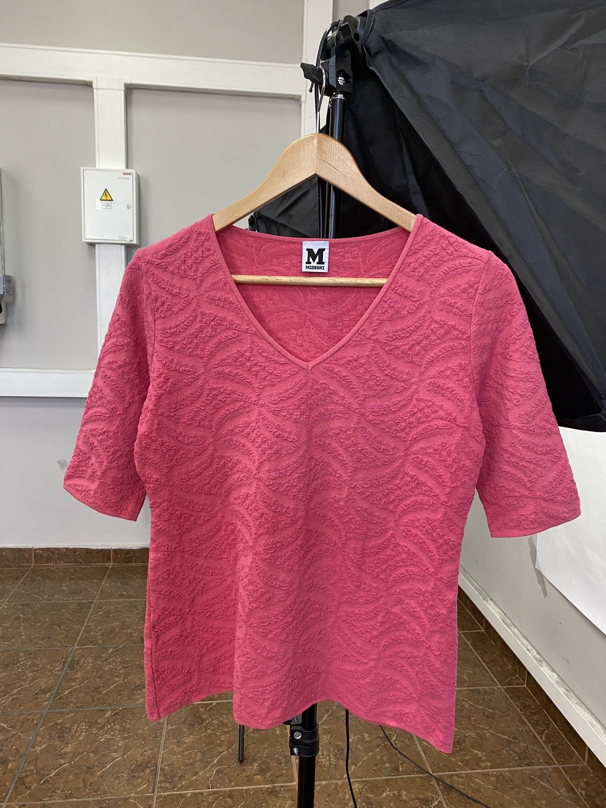 Missoni Vintage 90s Missoni blouse top rare retro Y2K hype Size S / US 4 / IT 40 - 1 Thumbnail