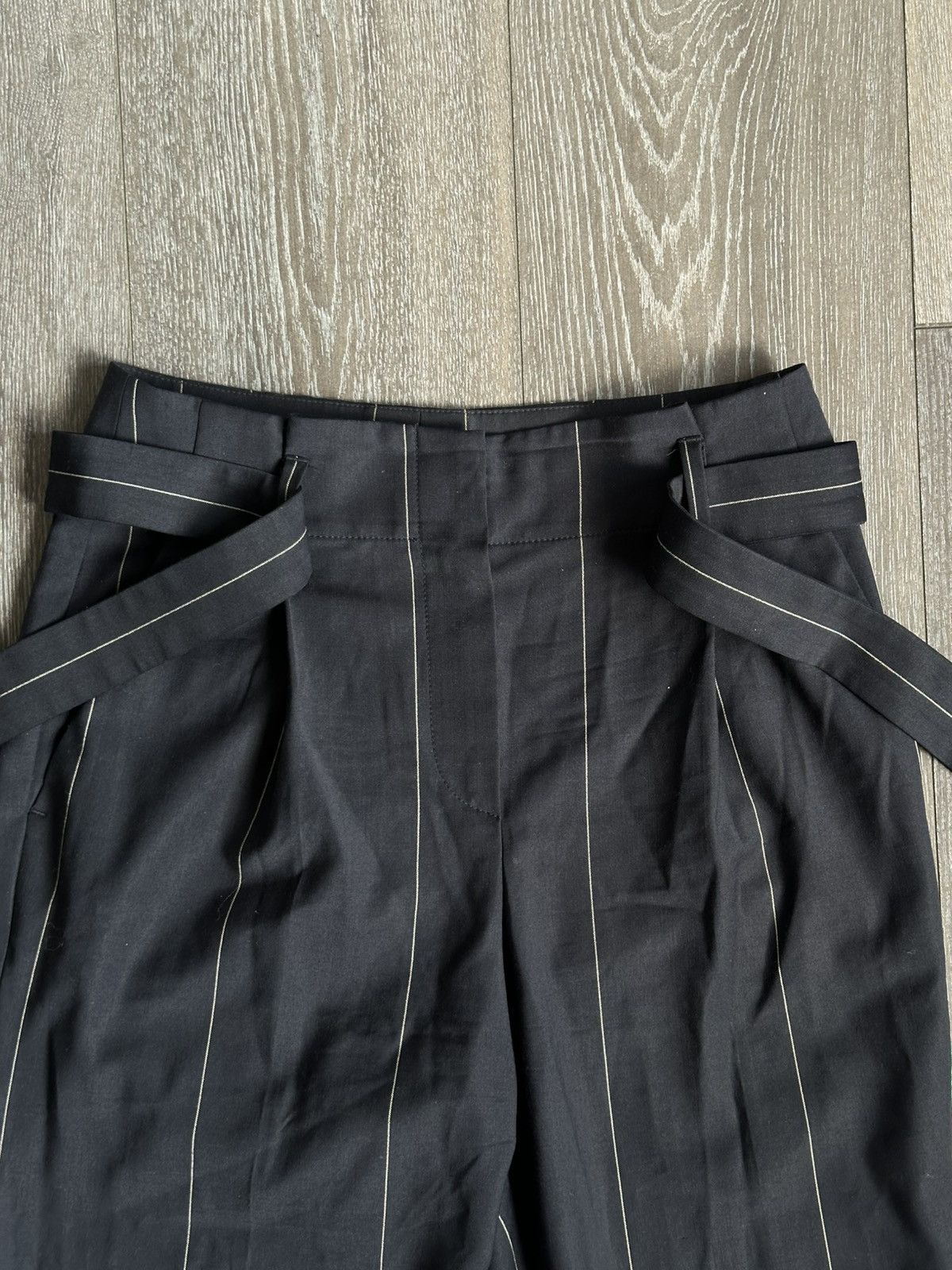 Brunello Cucinelli Classic Brunello Cucinelli Striped Trousers with Waistband Size 26" / US 2 / IT 38 - 3 Thumbnail