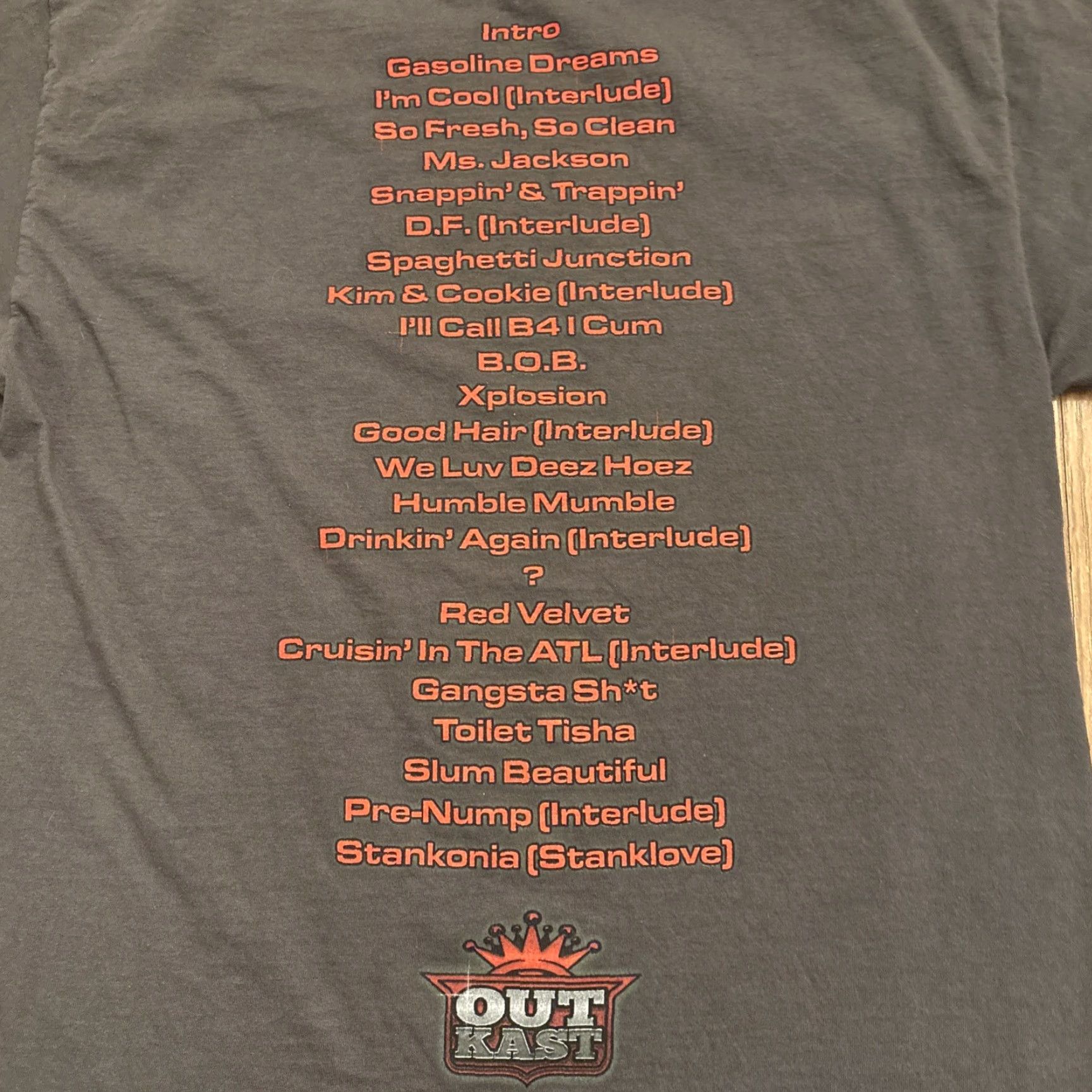 Doublet OUTKAST Stankonia Album T-Shirt Double-Sided Gray Hip Hop Size S Mens Size US S / EU 44-46 / 1 - 7 Thumbnail
