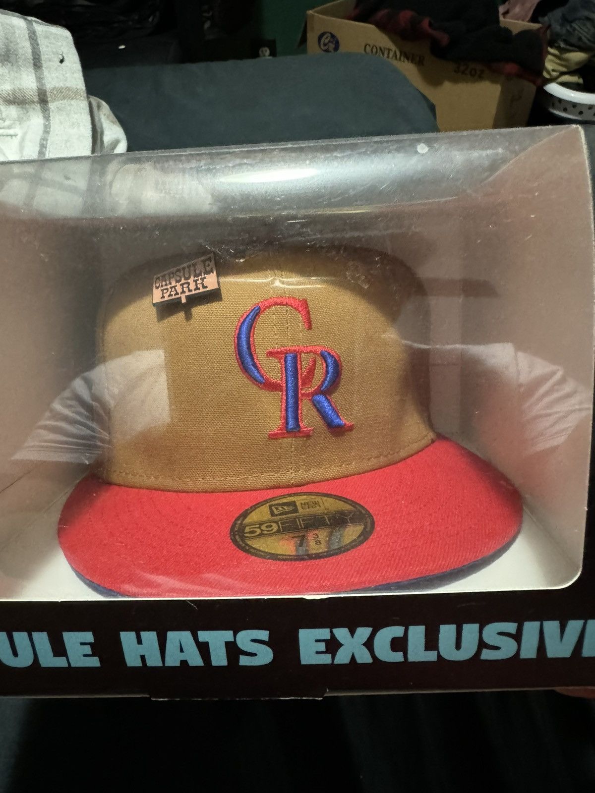 New Era New era 7 3/8 fitted by capsule hats Colorado Rockies Size ONE SIZE - 1 Preview