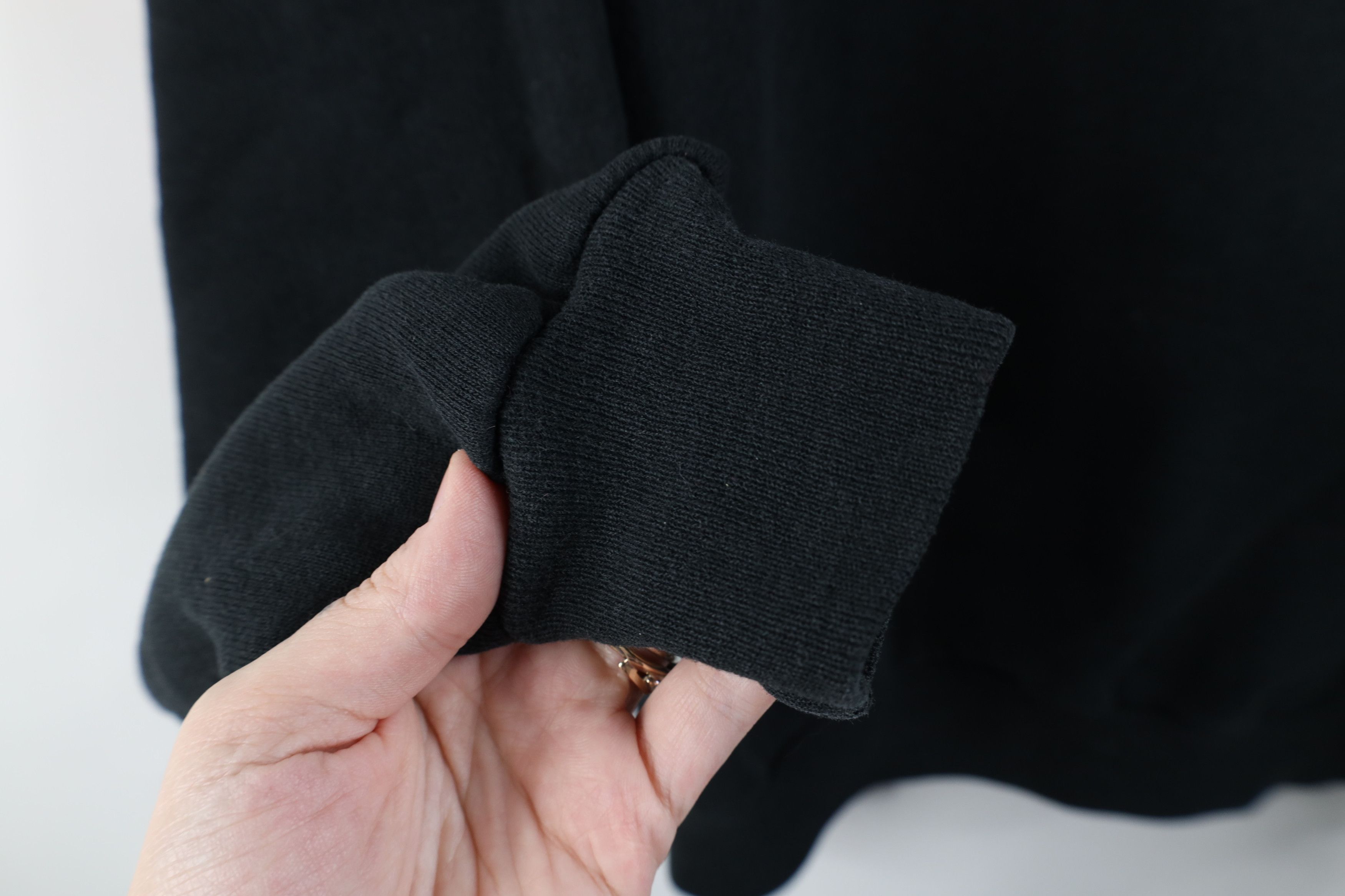 Vintage Vintage 90s Streetwear Blank Crewneck Sweatshirt Black Size US XXL / EU 58 / 5 - 7 Thumbnail