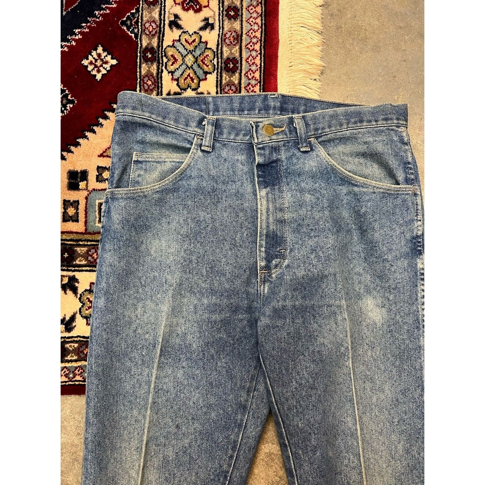 Wrangler Wrangler Hero Jeans Vintage 33 x 32 Men USA 85860SW Pleated Size US 33 - 3 Thumbnail