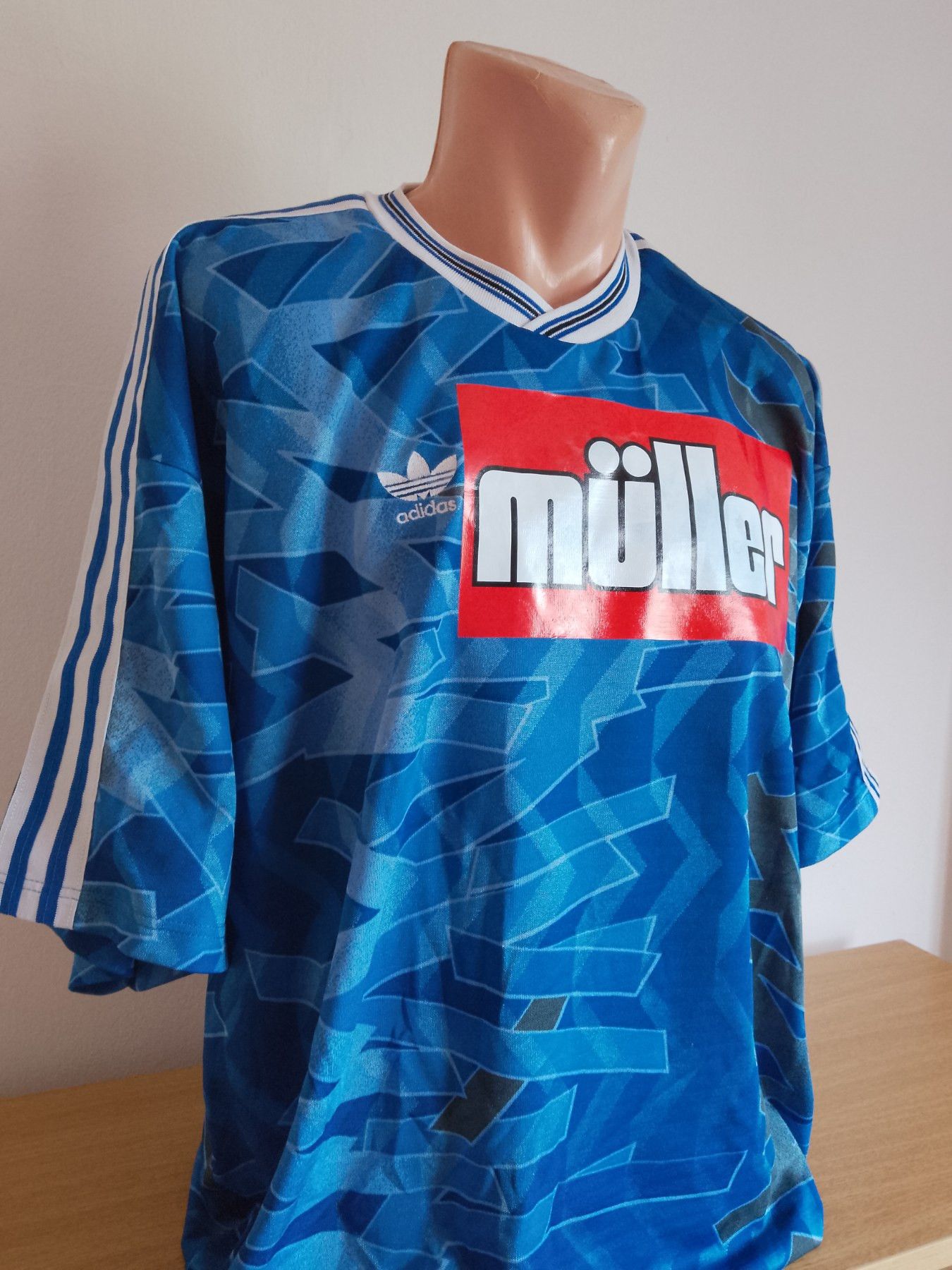 Adidas Schalke 04 Youri Mulder Jersey - 1993/1994 jersey - Adidas Size US XL / EU 56 / 4 - 6 Thumbnail