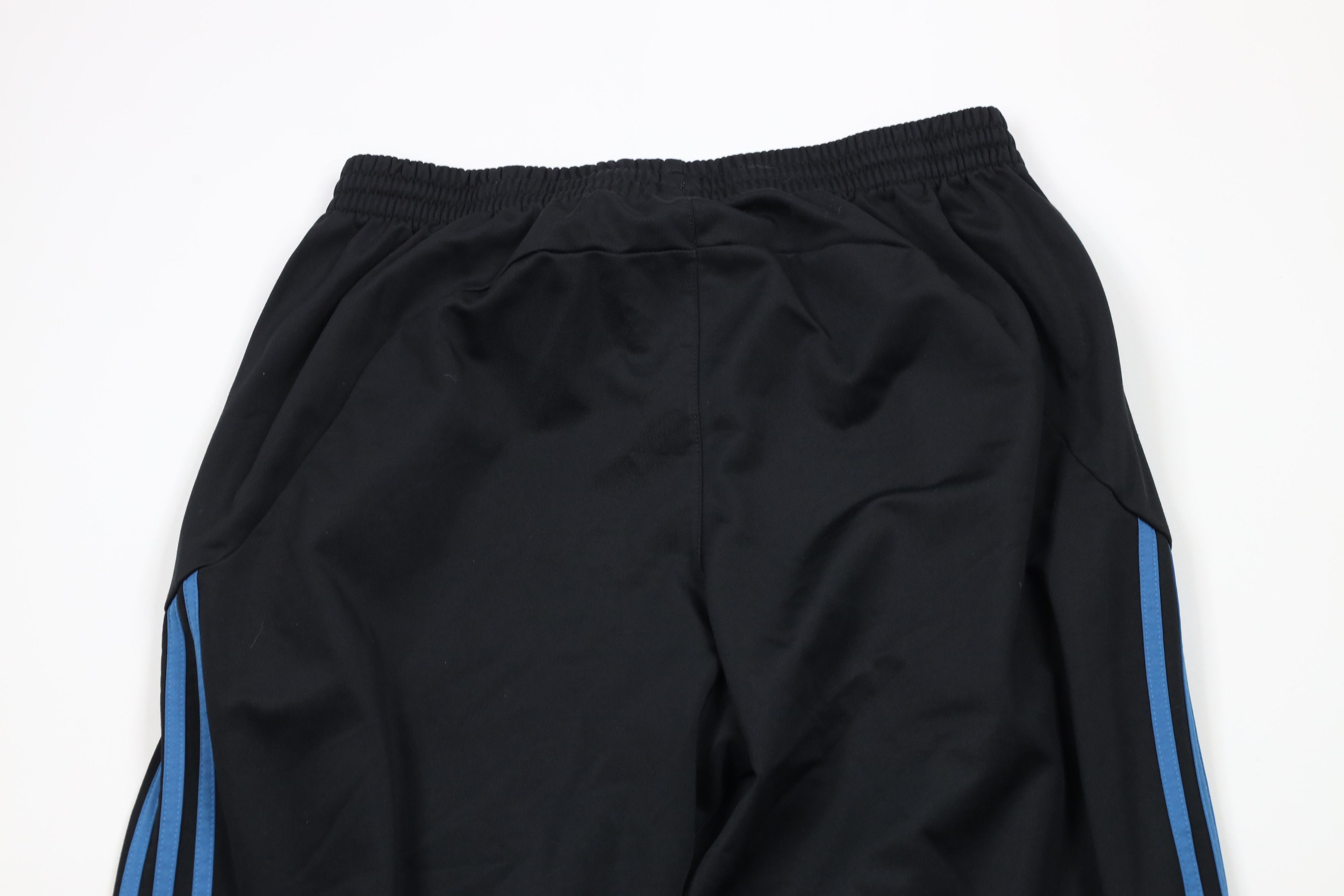 Adidas × Vintage Vintage Y2K Adidas Striped Wide Leg Sweatpants Pants Black Size US 36 / EU 52 - 9 Thumbnail