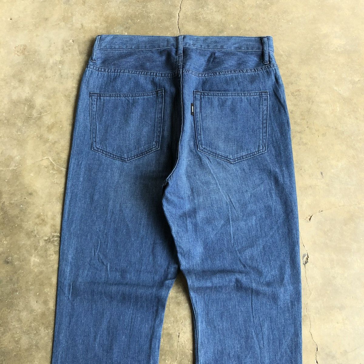 CABANE de ZUCCa Zucca by Issey Miyake Soft Denim Jeans Indigo Dye Pants Size US 31 - 2 Thumbnail
