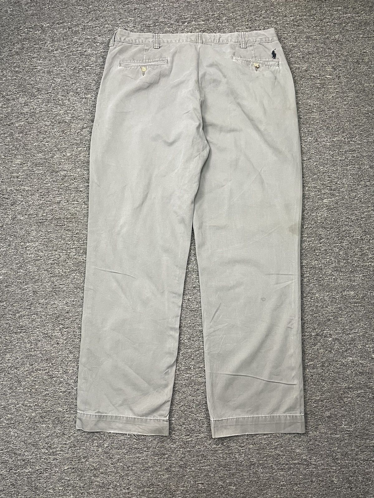 Polo Ralph Lauren Vintage Polo Ralph Lauren Chino Pants Trousers Grey Size 36 Size US 36 / EU 52 - 2 Thumbnail