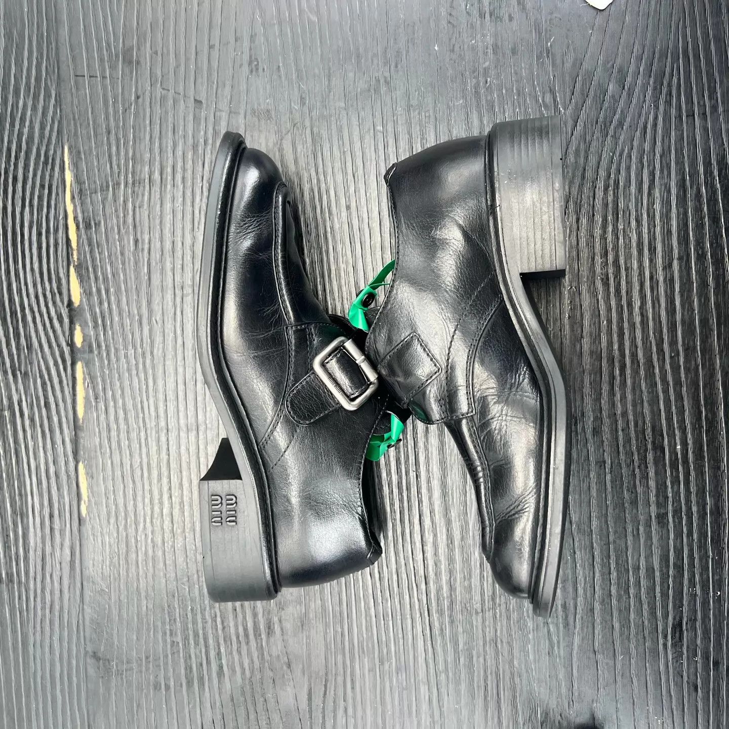 Miu Miu MIU MIU Leather Buckle Dress Shoes Women's 36 Near New Size US 5.5 / IT 35.5 - 2 Thumbnail