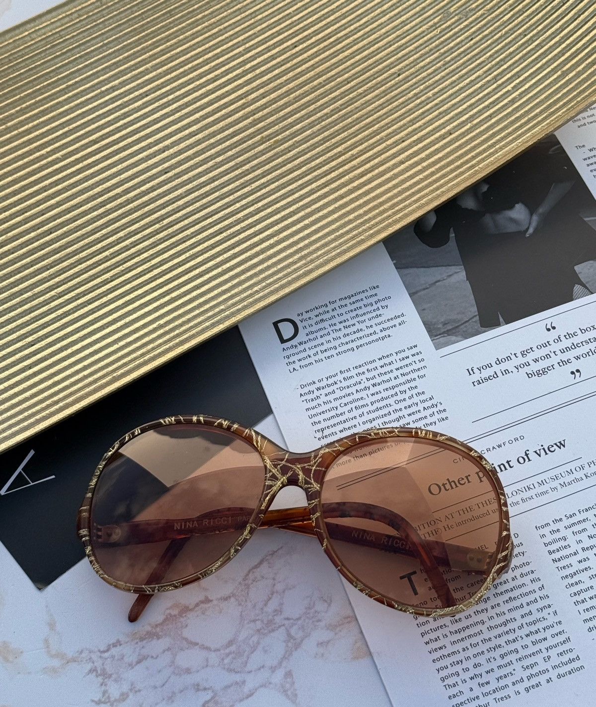 Nina Ricci Nina Richi vintage sunglasses Size ONE SIZE - 7 Thumbnail
