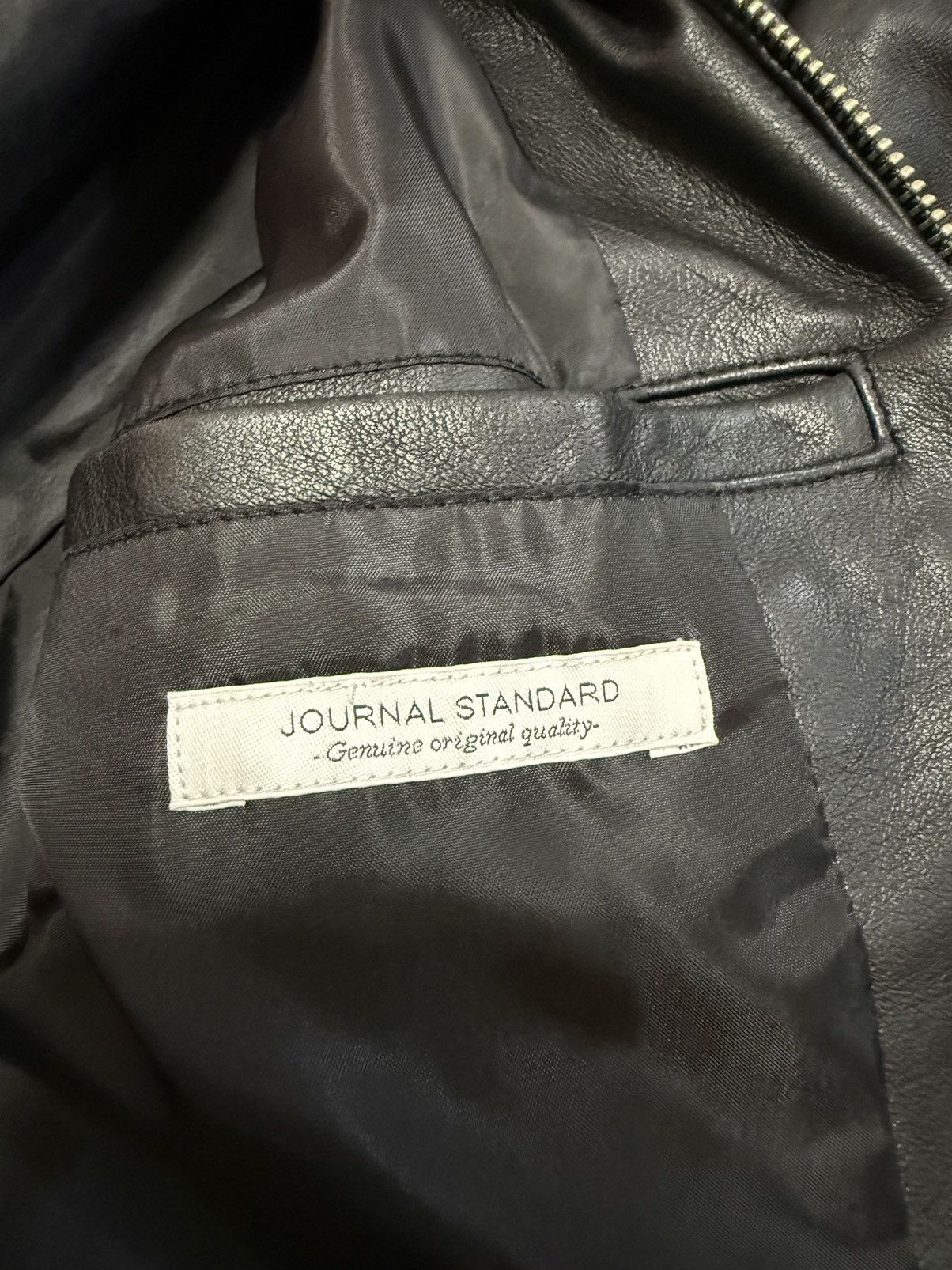 Journal Standard Journal Standard Sheepskin Leather Jacket Size US L / EU 52-54 / 3 - 6 Thumbnail