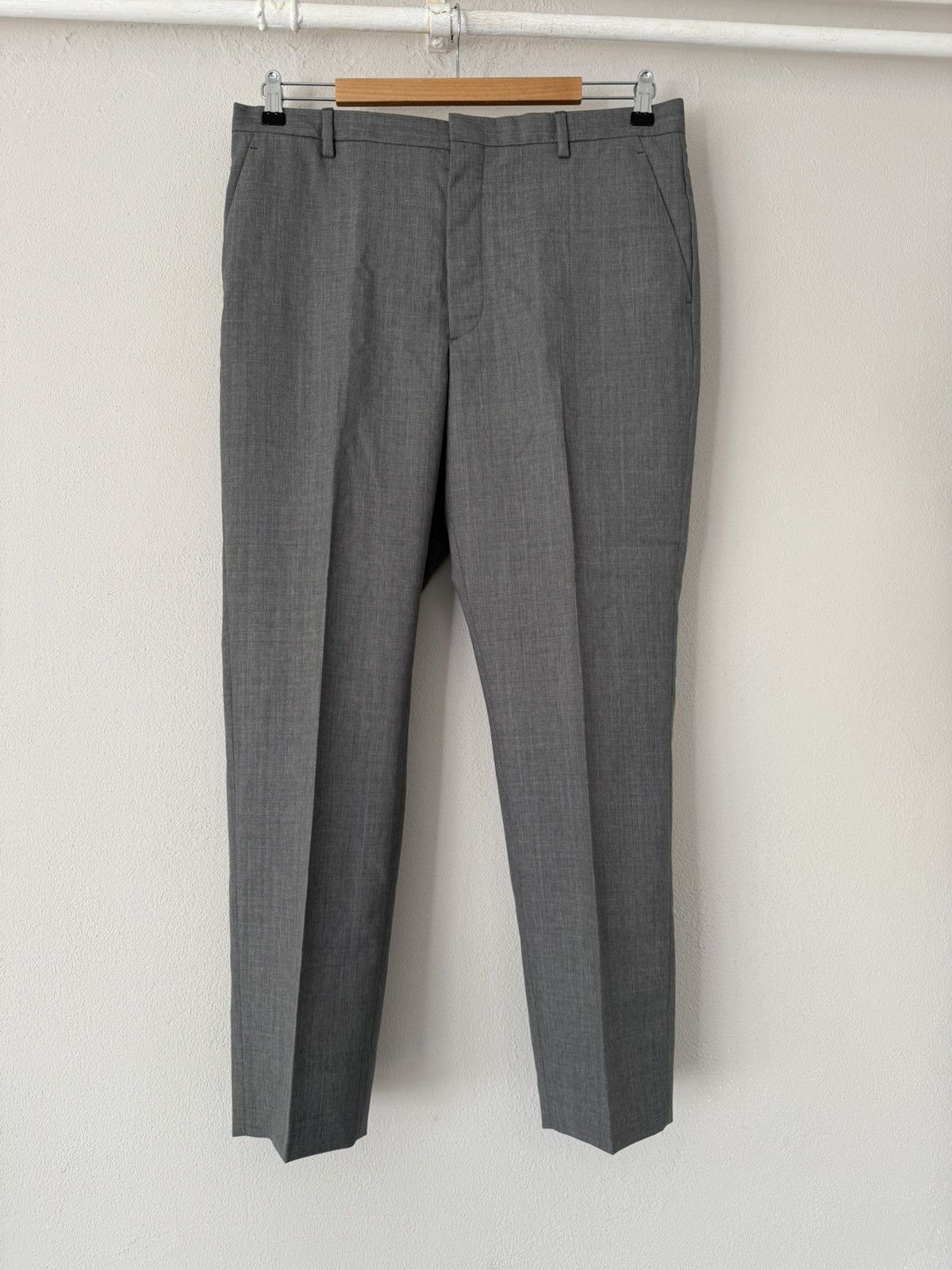 Prada Slim Wool Trousers in Grey Size US 34 / EU 50 - 1 Thumbnail