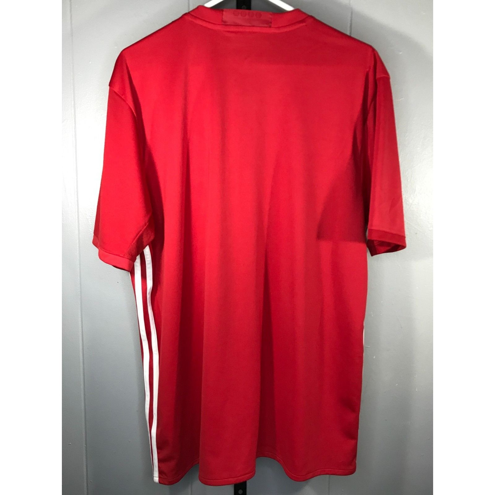 Adidas Adidas Manchester United 2016-17 Authentic Home Shirt Mens s Size US XL / EU 56 / 4 - 2 Thumbnail