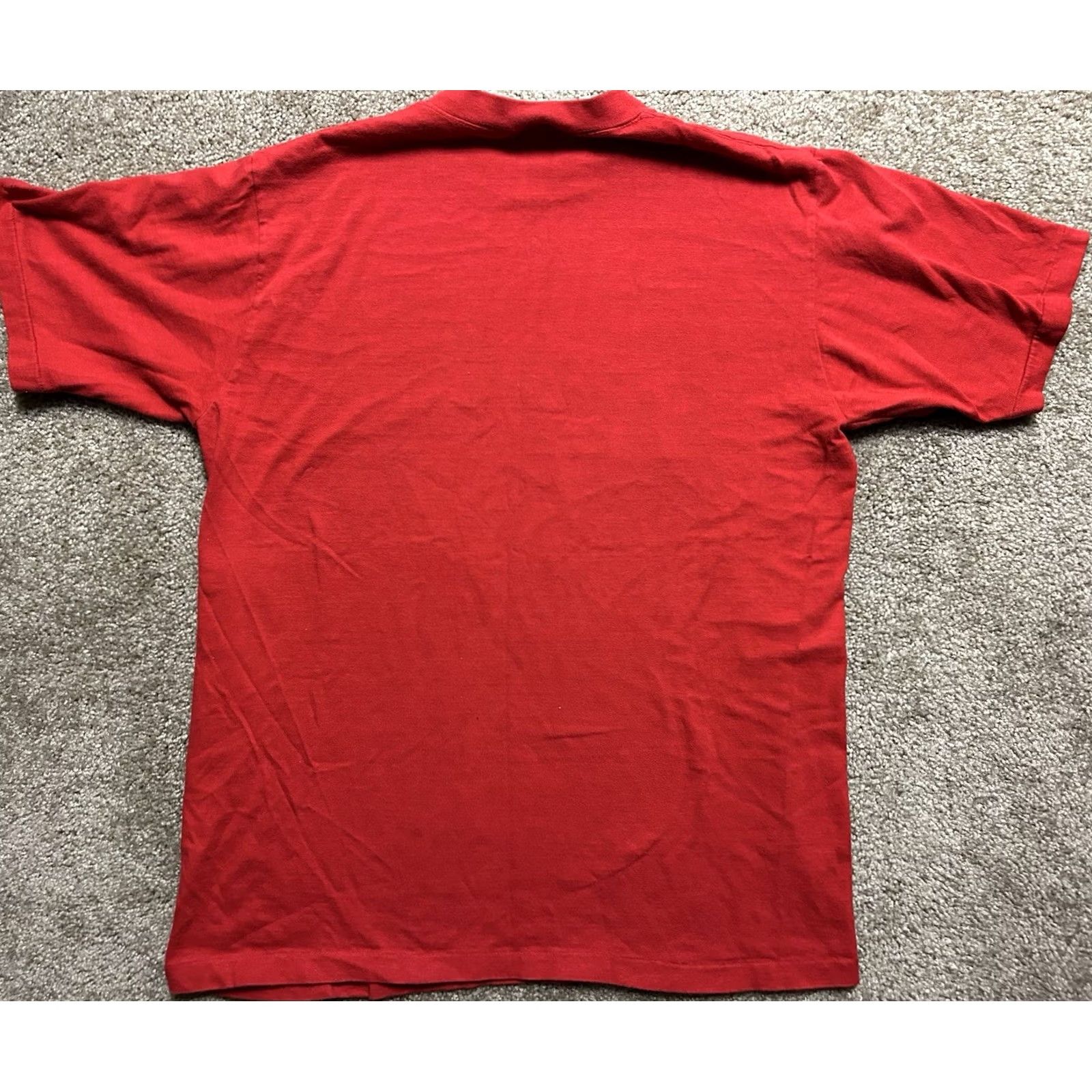 Vintage VINTAGE Crazy Shirts Hawaii downhill skier T-Shirt Men L Red Short Sleeve Cotton 90s USA Ski Mens Size US L / EU 52-54 / 3 - 2 Thumbnail