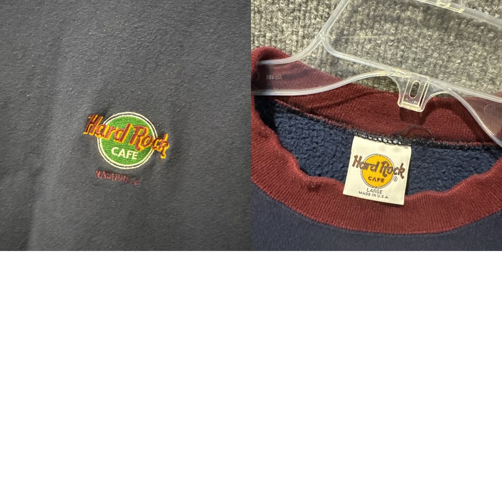 Hard Rock Cafe VINTAGE Hard Rock Cafe Pullover Crewneck 80s All Is One Long Sleeve Size L Men’s Size US L / EU 52-54 / 3 - 8 Thumbnail