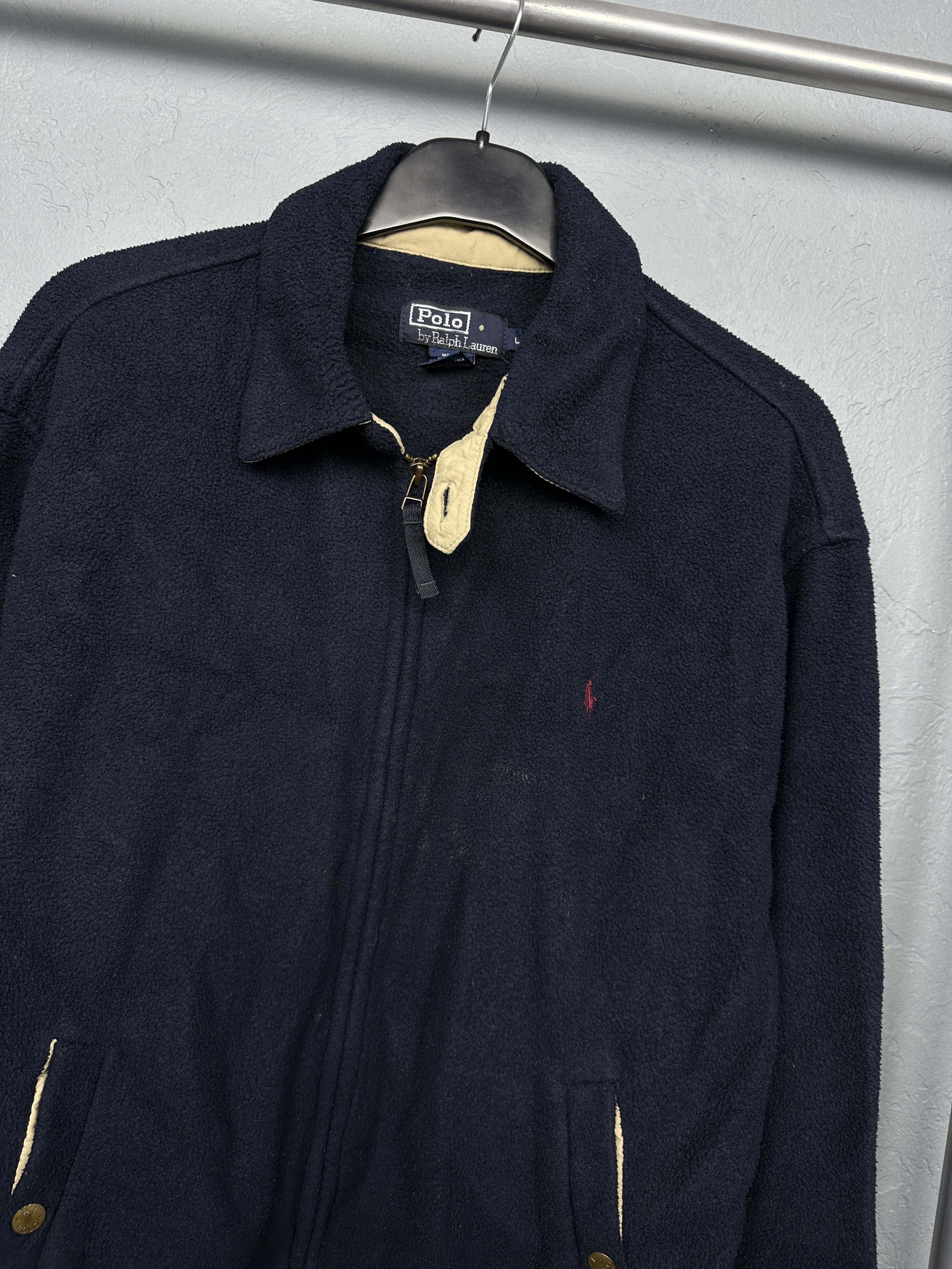 Polo Ralph Lauren Polo Ralph Lauren 90s Vintage Mens Fleece Jacket Size US L / EU 52-54 / 3 - 2 Thumbnail