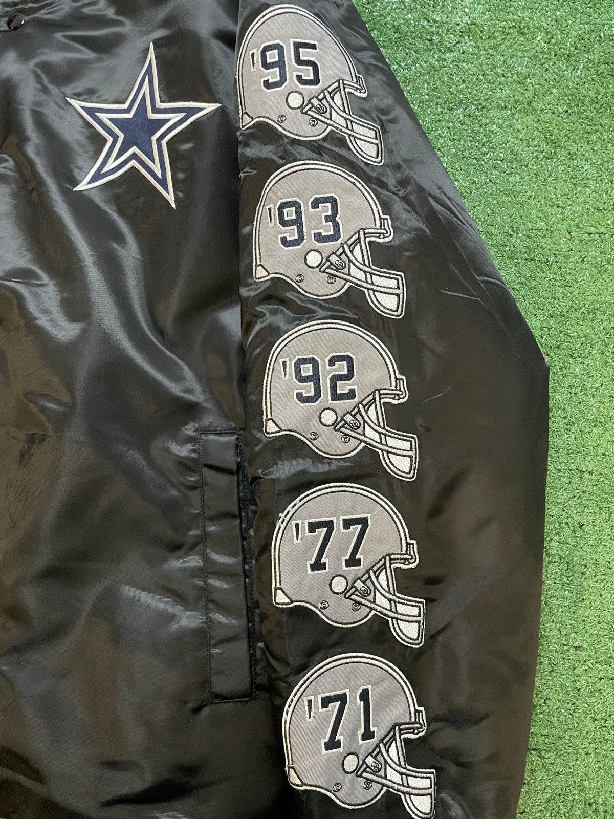 Jeff Hamilton × NFL × Vintage Vintage 1990s Dallas cowboys Jeff Hamilton Super Bowl jacket Size US L / EU 52-54 / 3 - 5 Thumbnail