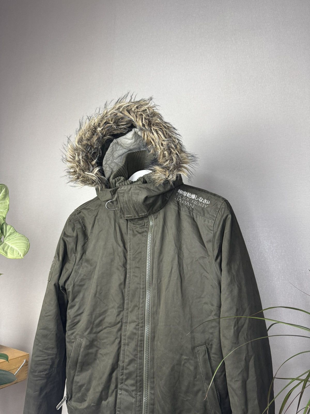 Japanese Brand Military Y2K doublezip fur hood jacket Alpha LGB Goa vibe Size US M / EU 48-50 / 2 - 3 Thumbnail