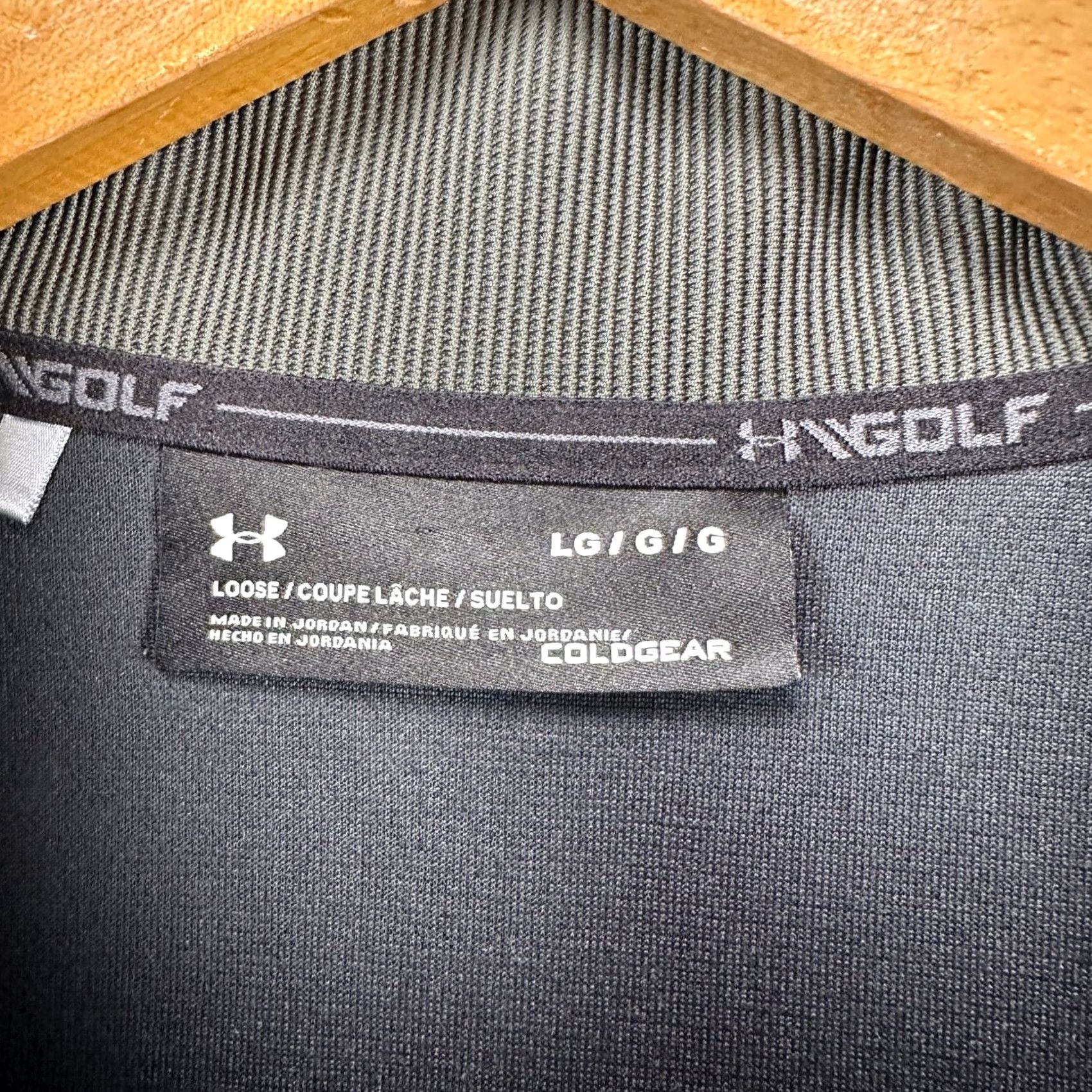 Under Armour Under Armour Storm Golf Pullover Sweatshirt Mens Large Grey Quarter Snap Logo Casual Outdoor Zip Mock Neck Breathable 1/4 Zip Size US L / EU 52-54 / 3 - 5 Thumbnail