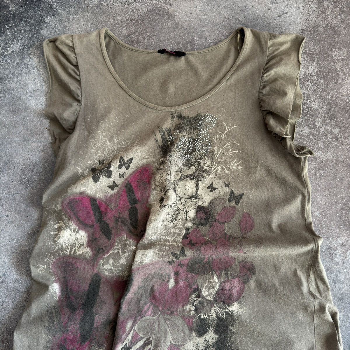 Hysteric Glamour Amazing Y2K Asymmetric T-Shirt / Dress Size M / US 6-8 / IT 42-44 - 3 Thumbnail