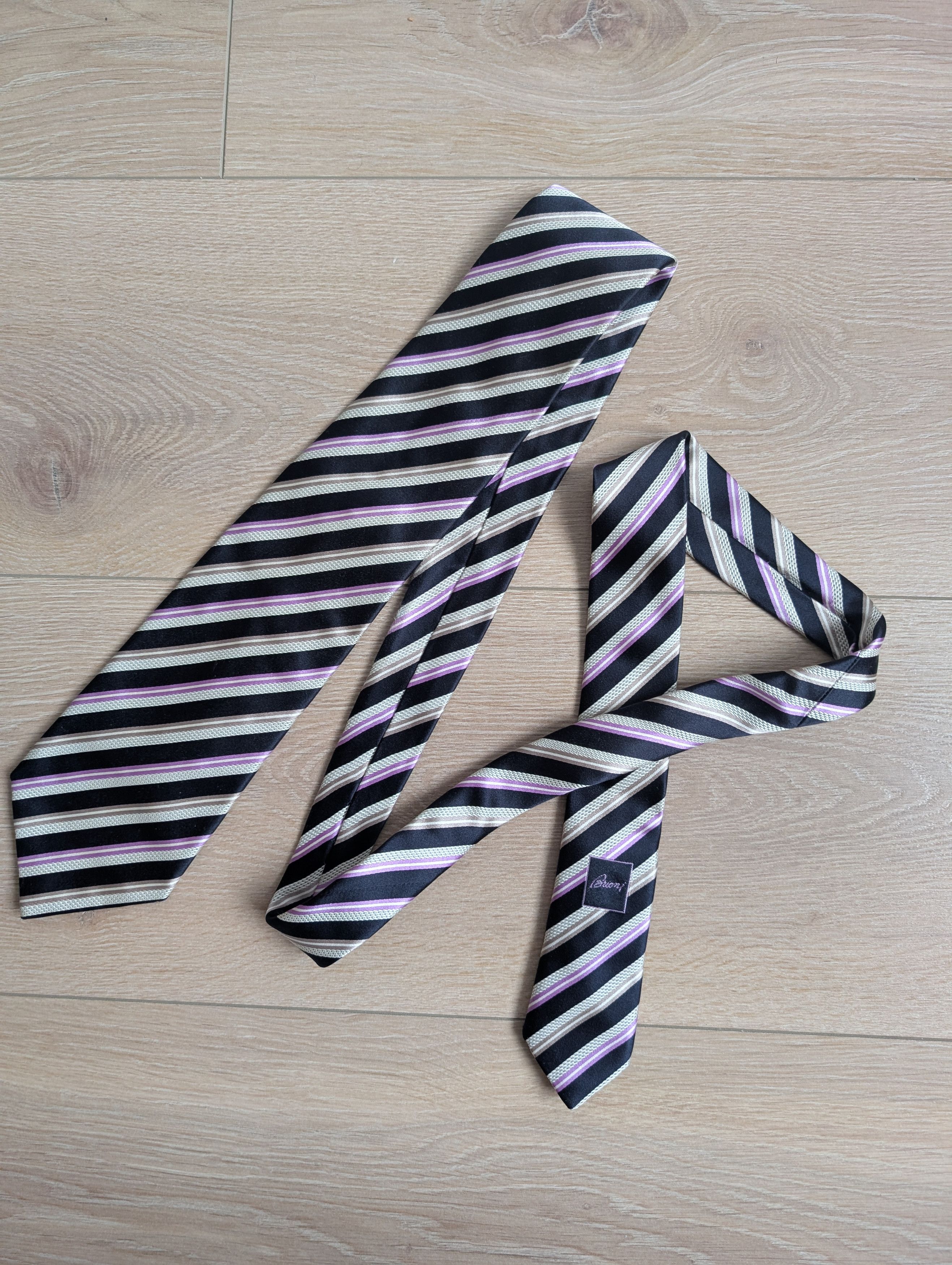 Brioni Broni luxury silk tie Size ONE SIZE - 1 Thumbnail