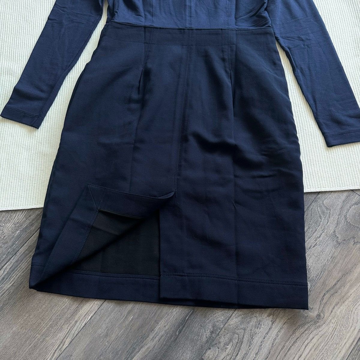 Burberry Burberry Brit Deep Navy One Piece Military Wool Blend Dress Size M / US 6-8 / IT 42-44 - 12 Thumbnail