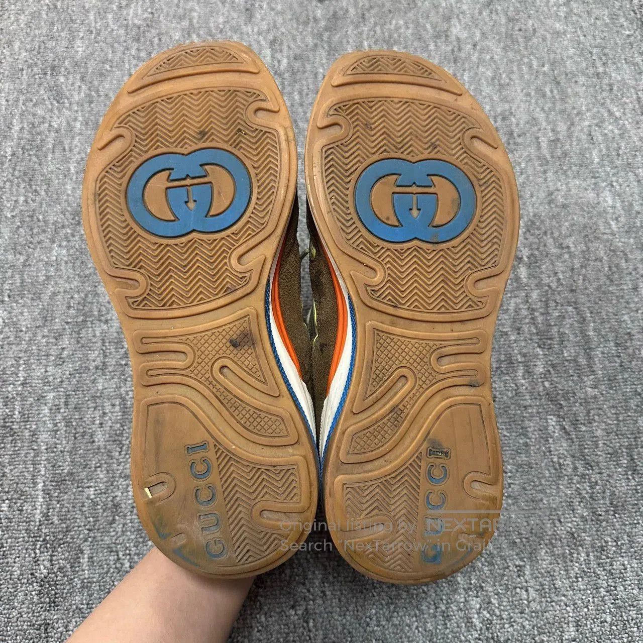 Gucci gucci ultrapace gray athletic sneakers size 42. Size US 9 / EU 42 - 5 Thumbnail